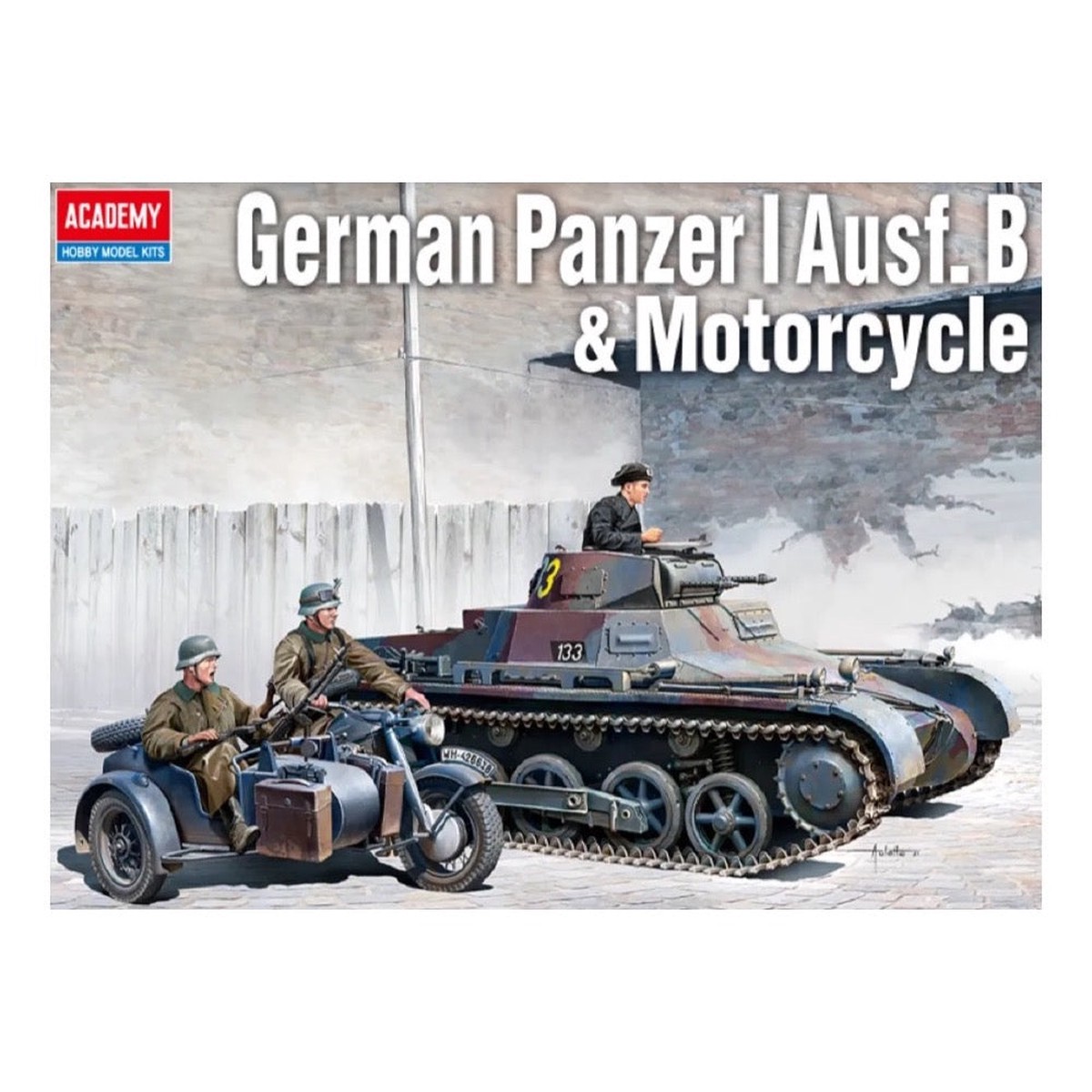 Academy 13556 135 German Panzer I AusfB Motorcycle