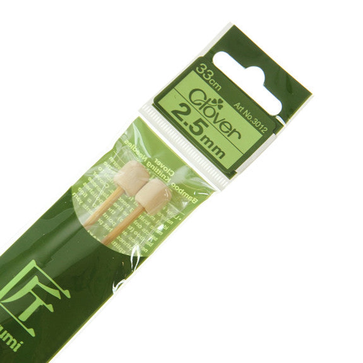 Clover Takumi Bamboo Knitting Needles - 25Mm - 2Pk