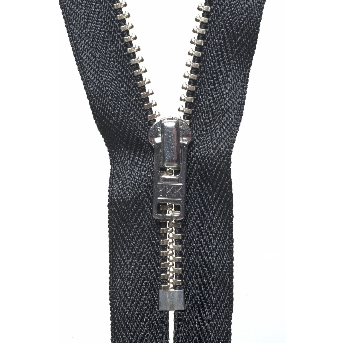 Metal Trouser Zip - 18Cm - Black