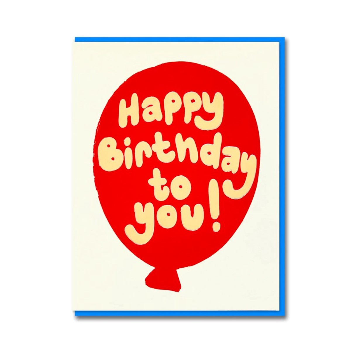 Red Balloon Birthday Card