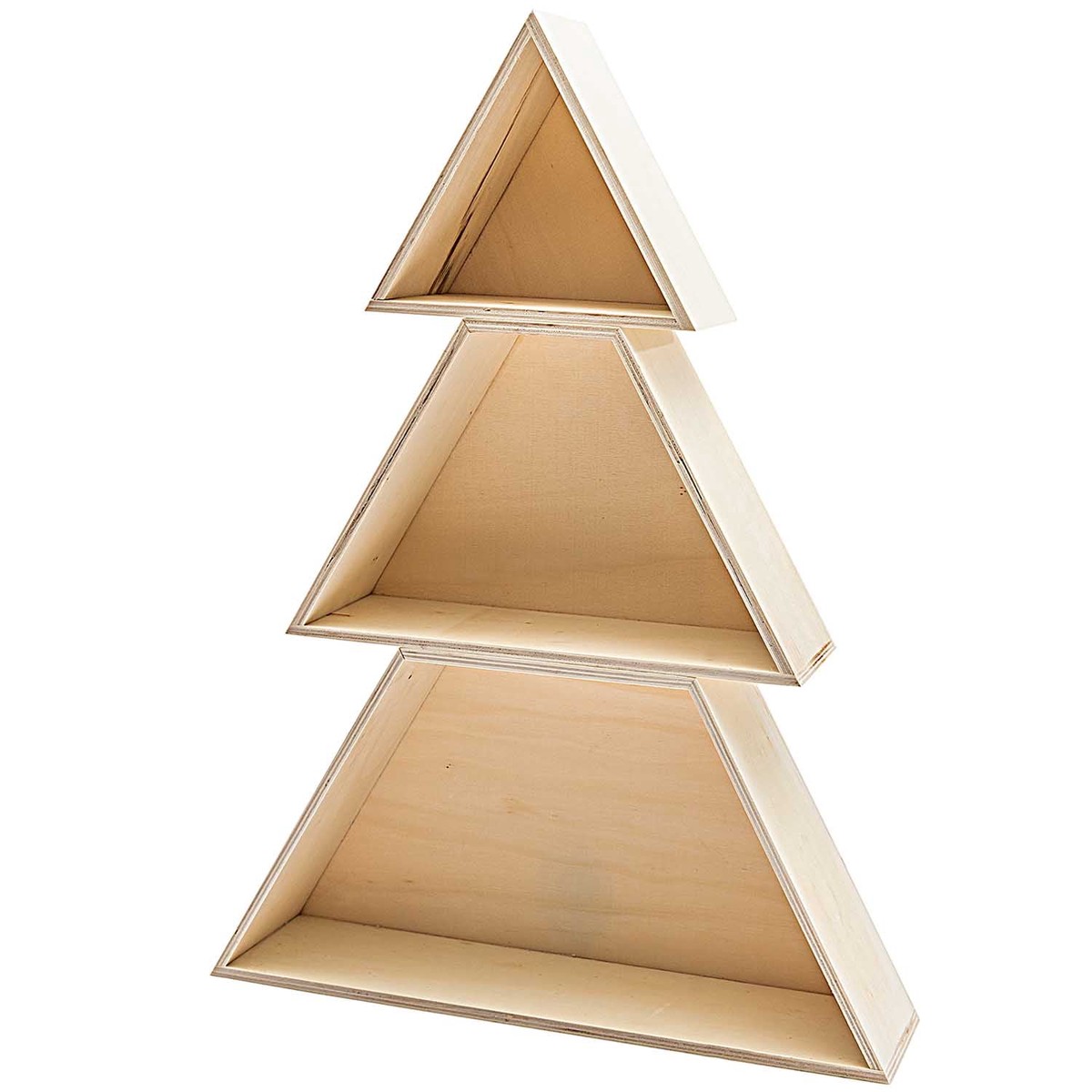 Rico Christmas Tree Wooden Box Set Of 3