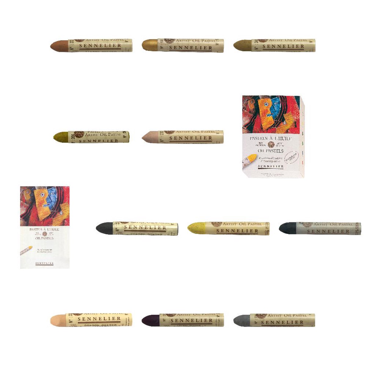 Sennelier Oil Pastels PaynesGrey