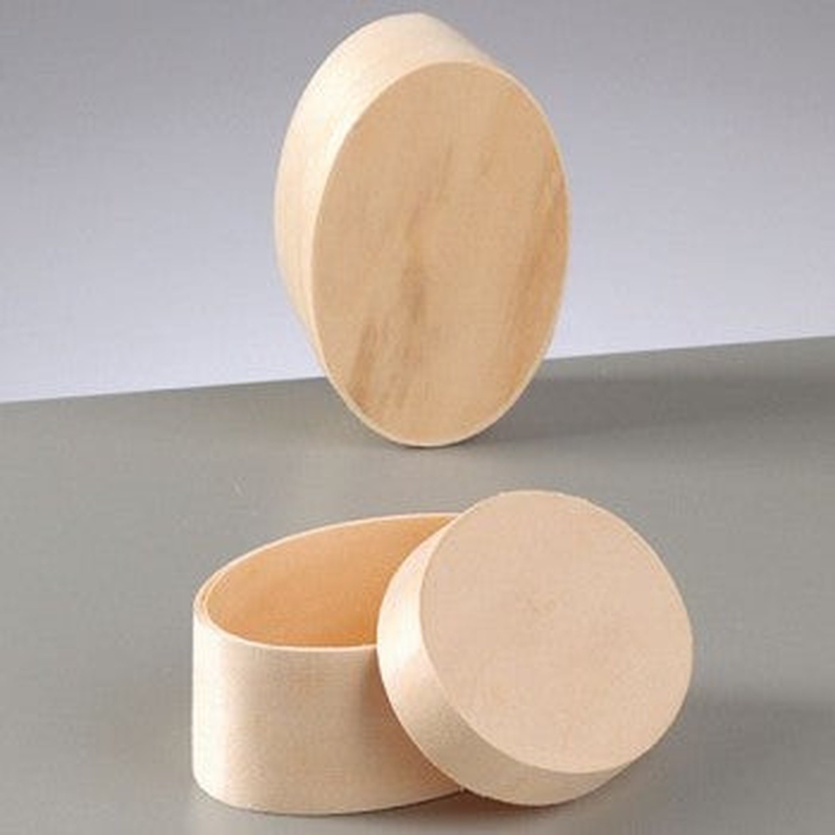 Wooden Box Oval