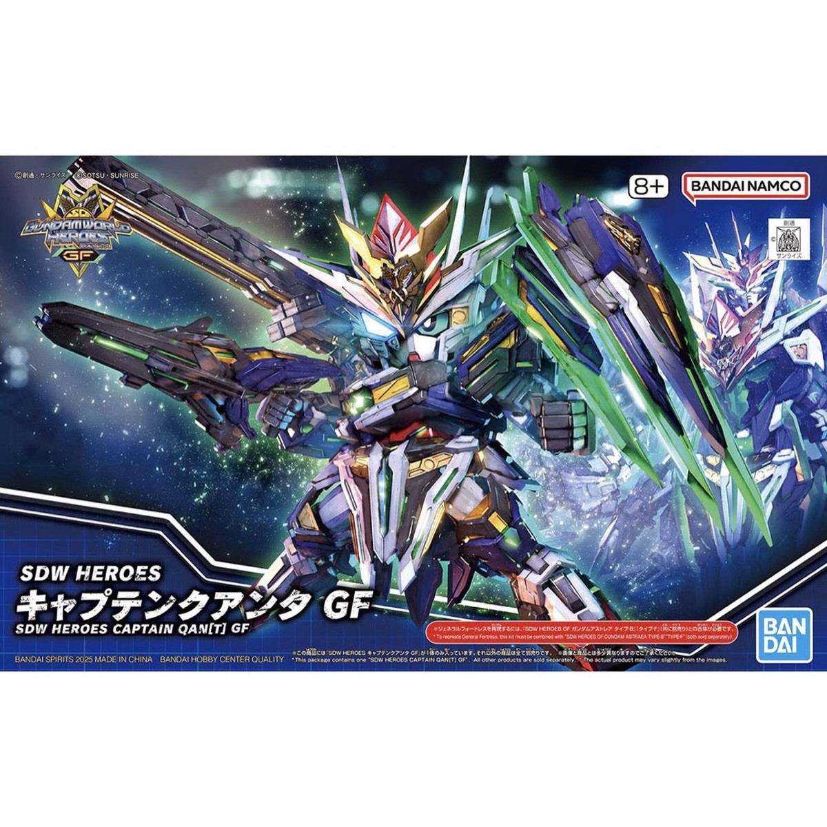 Bandai 5068363 Sdw Heroes Captain Quanta Gf