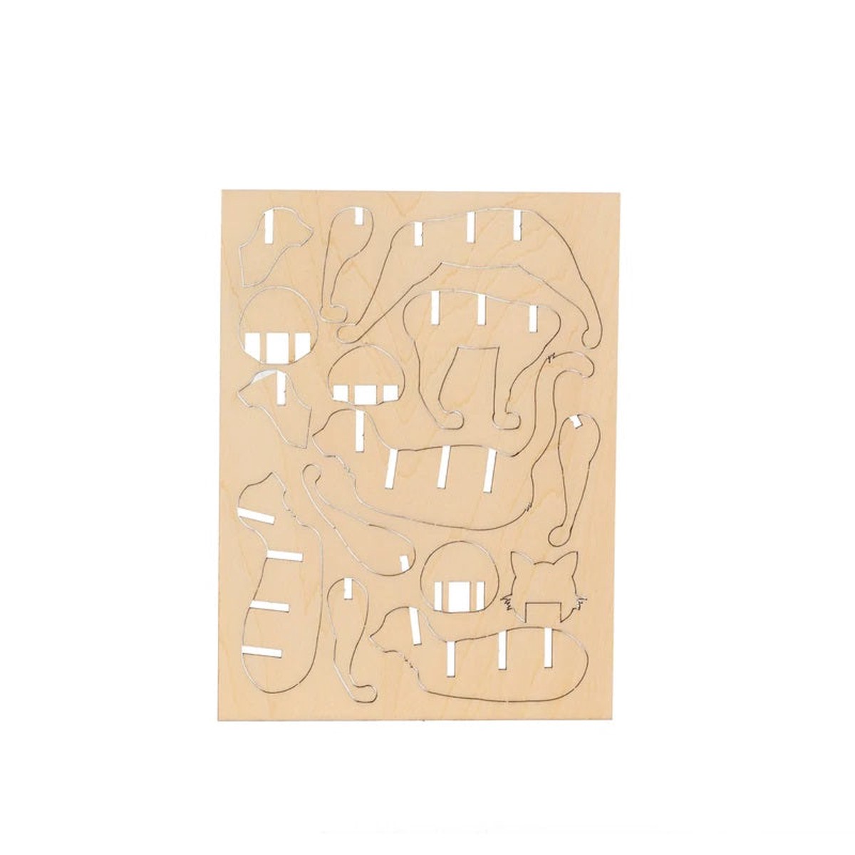 Cat 3D Wooden Puzzle