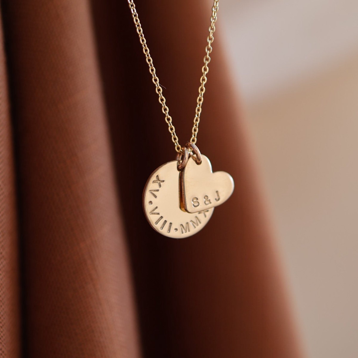 Cherish Necklace Amour Collection Small Heart Medium Pendant Necklace GoldFill