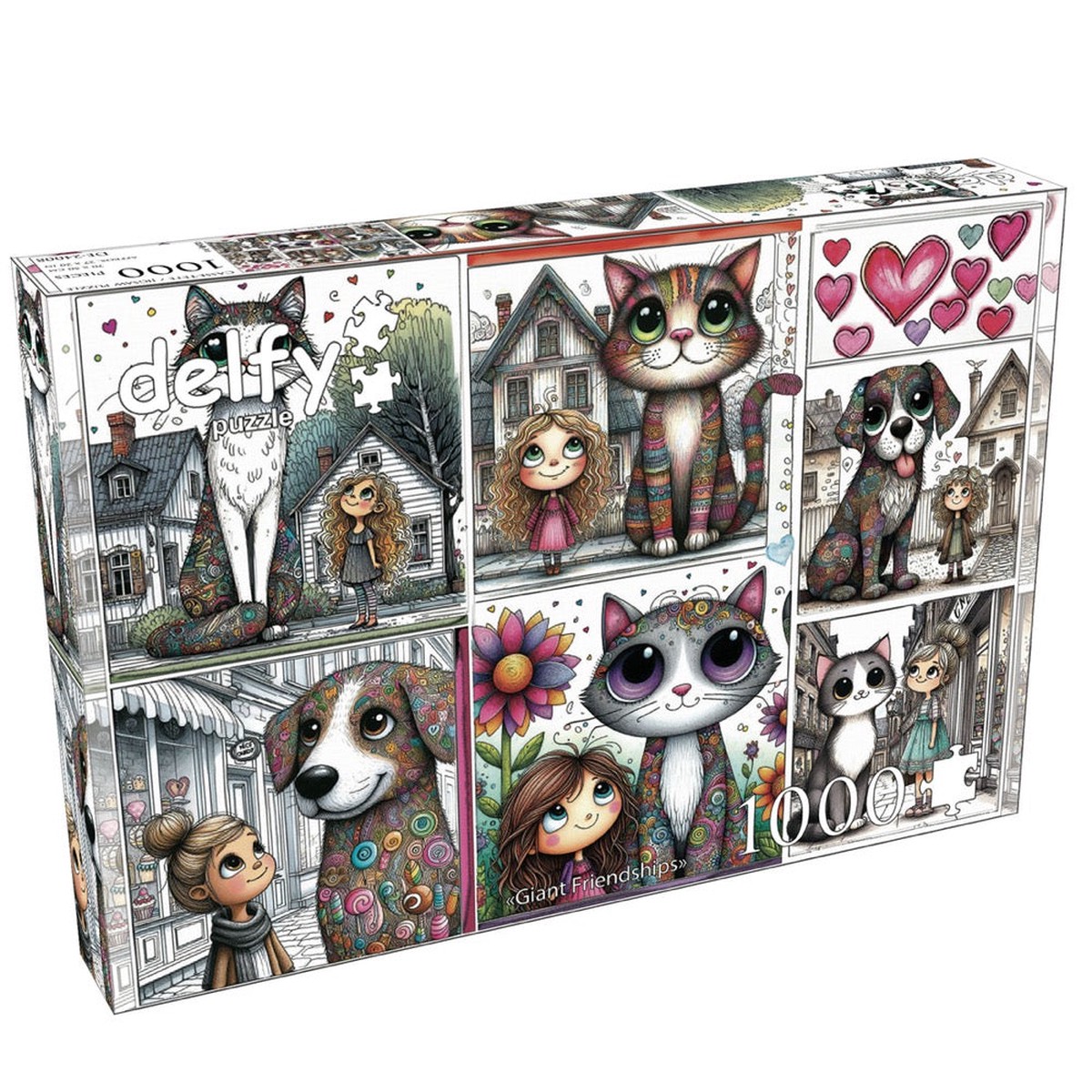 Delfy Giant Friendships 1000Pc Jigsaw Puzzle