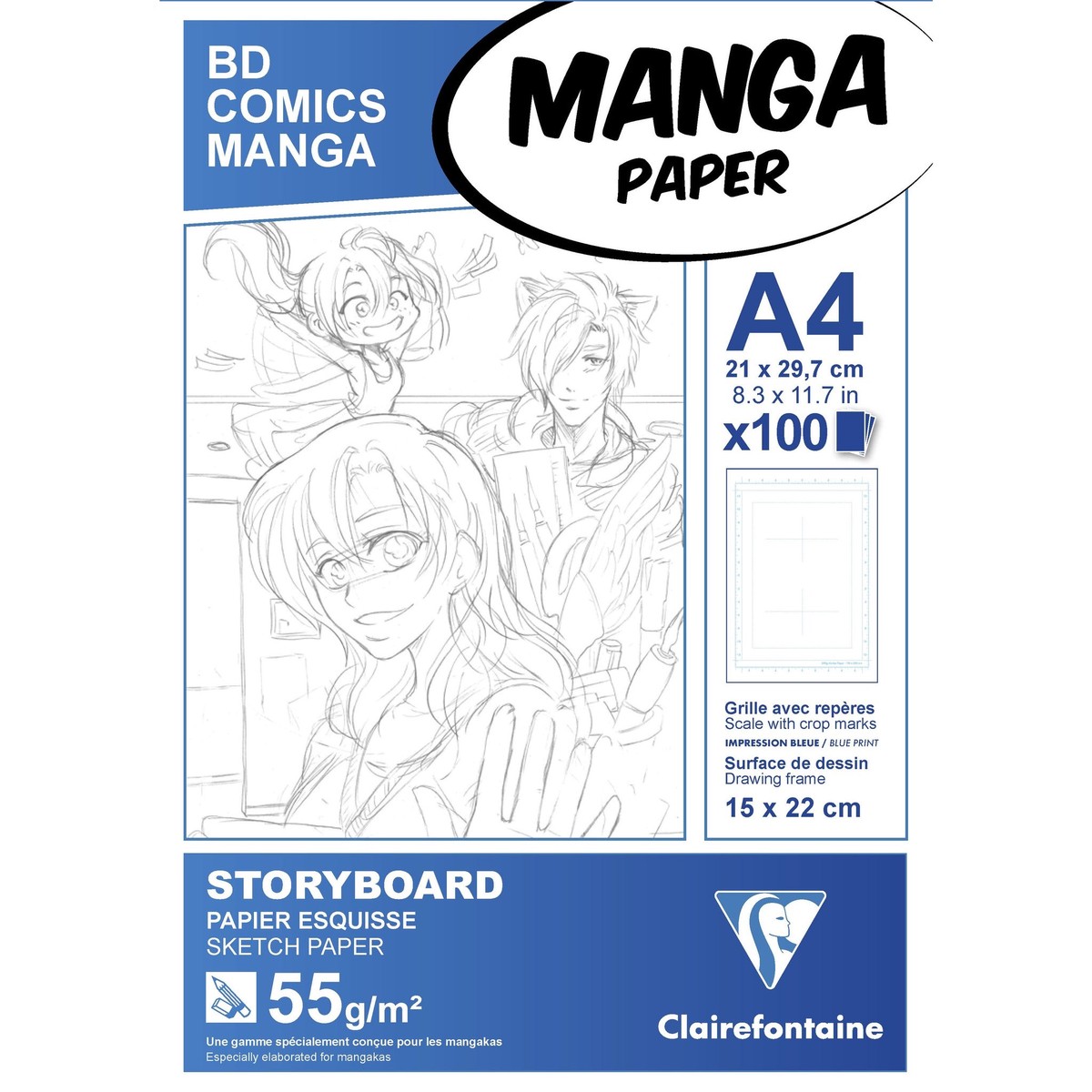 Manga Storyboard Pad A4 F6S