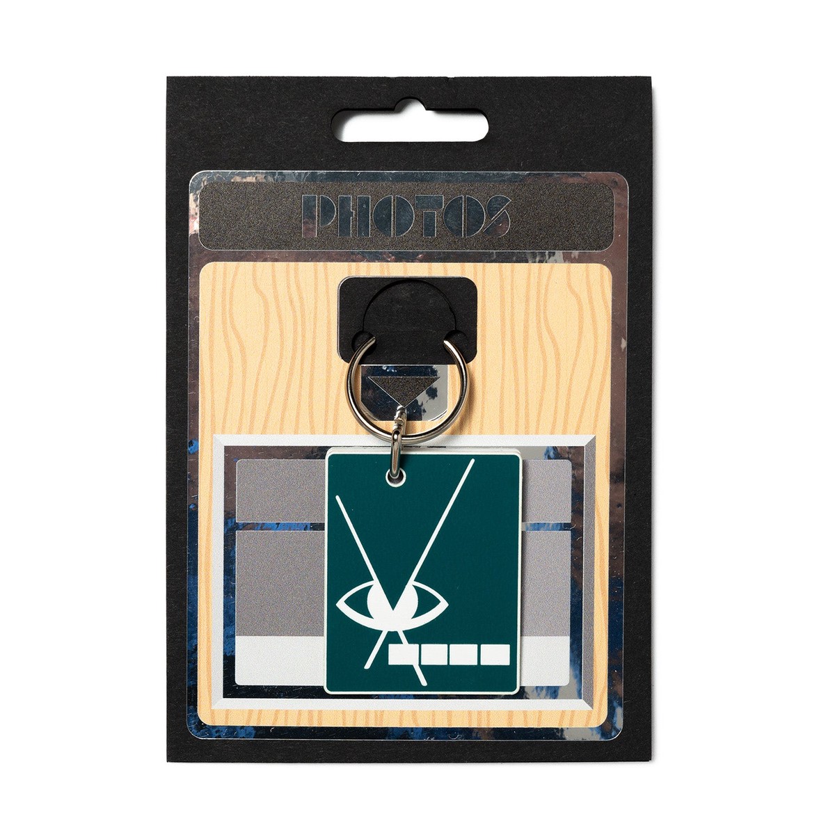 Photobooth Eye Keyring Red