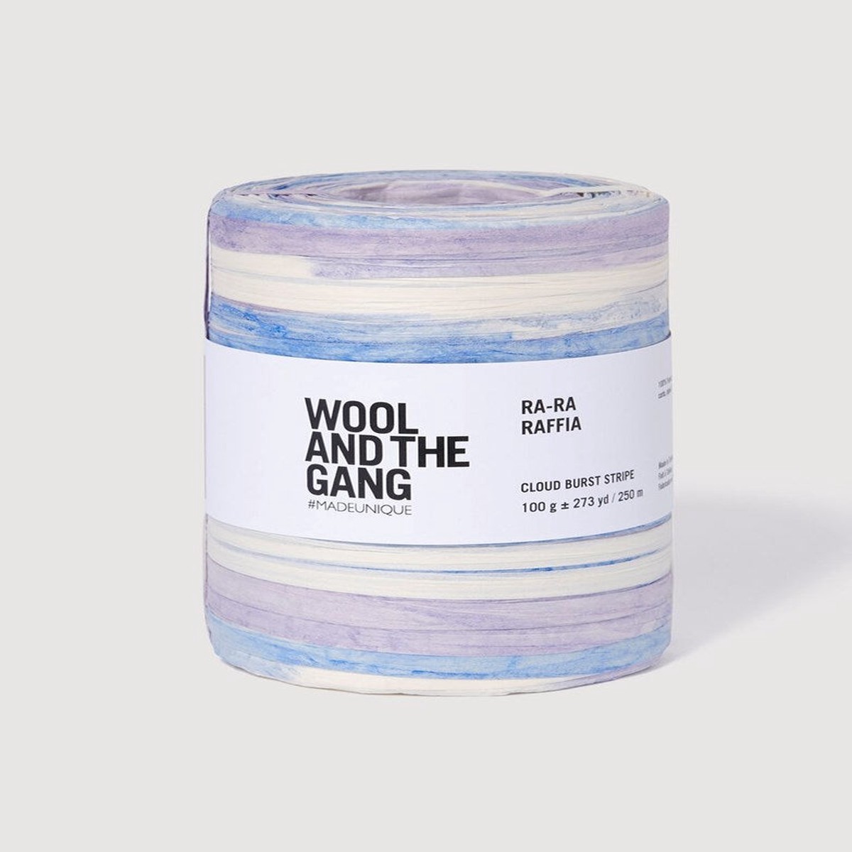 Ra-Ra Raffia Stripe Yarn RoseGardenStripe