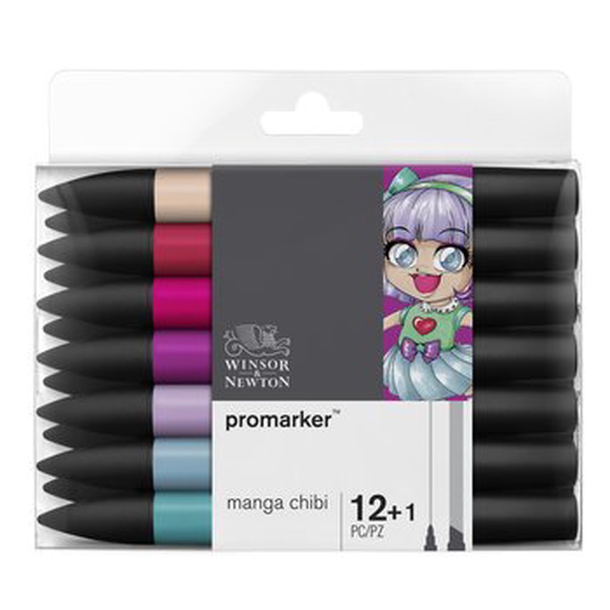 WN Promarker Set Manga Chiba 121Pce WnPromarkerSetChiba121Pce