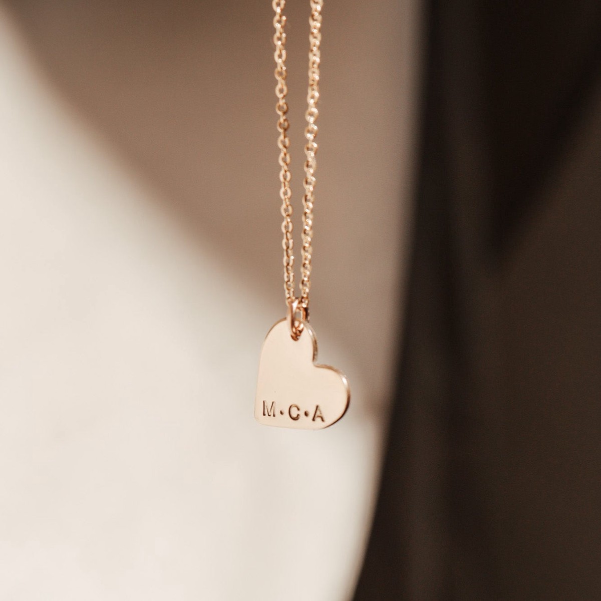 Darling Necklace Amour Collection Medium Heart Necklace GoldFill