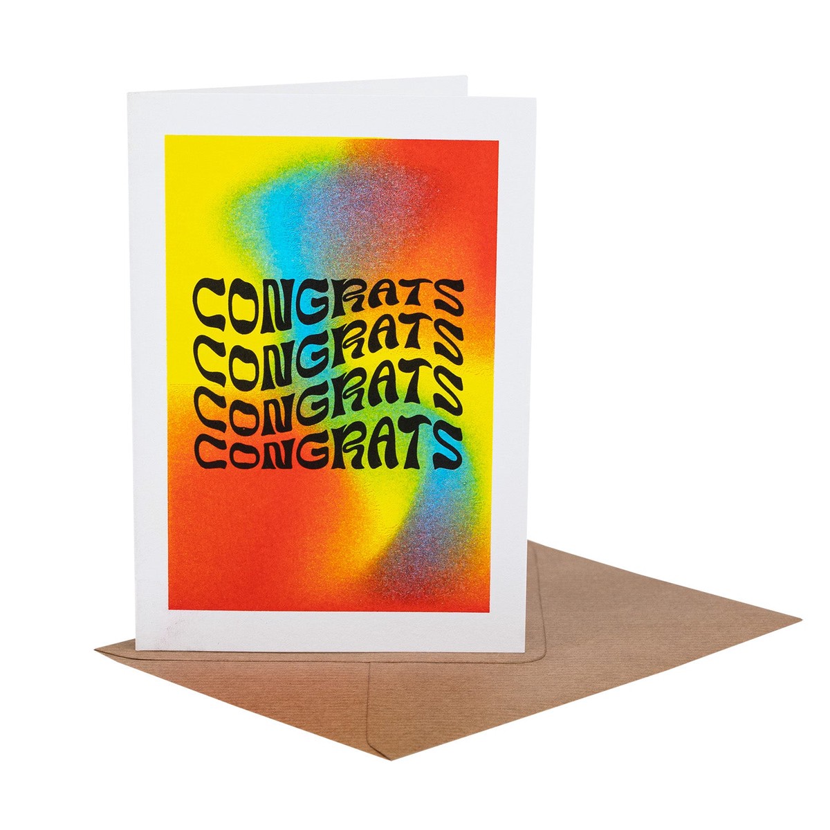 Fa X Tara Collette Congrats A6 Greetings Card