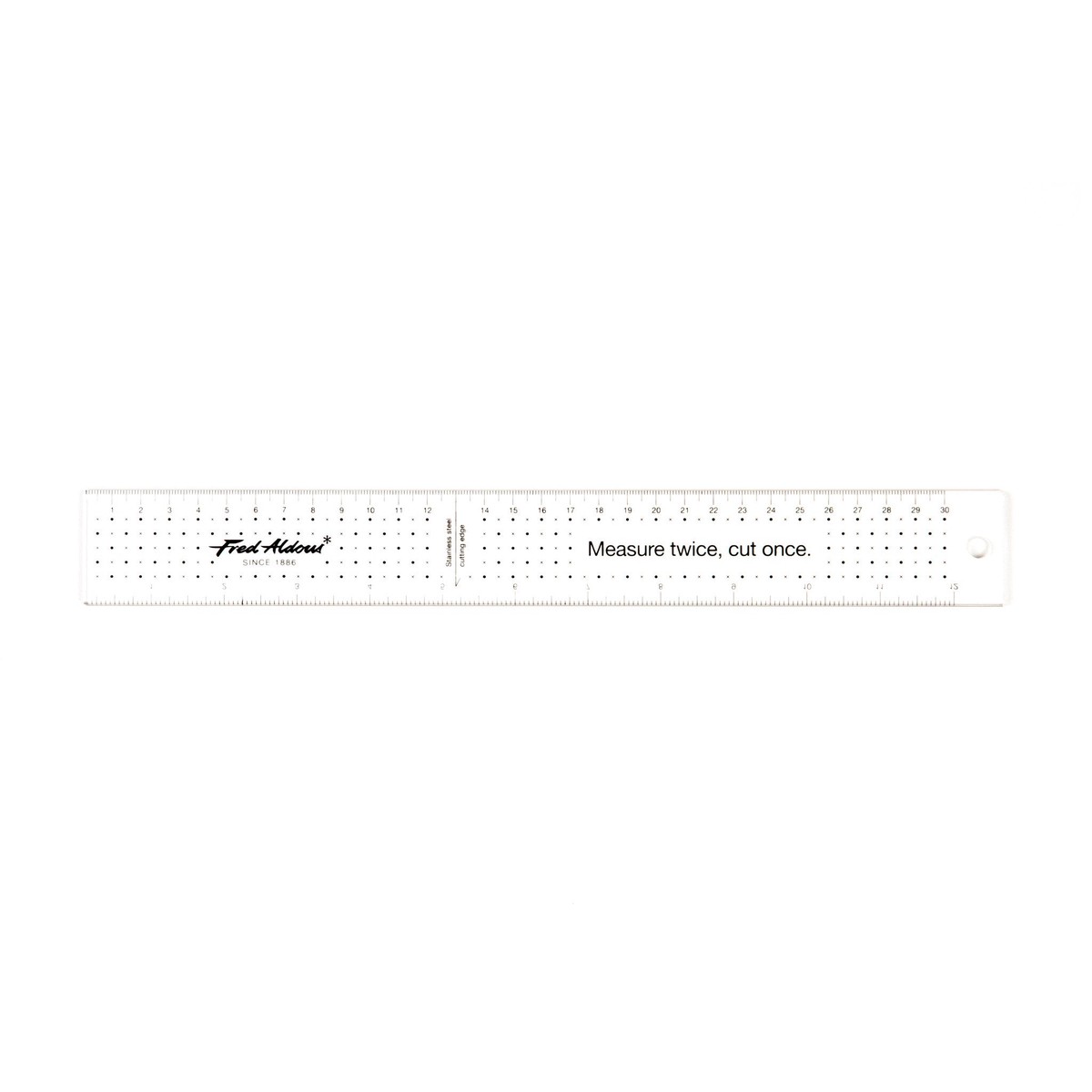 Fred Aldous Acrylic Rule – 30Cm