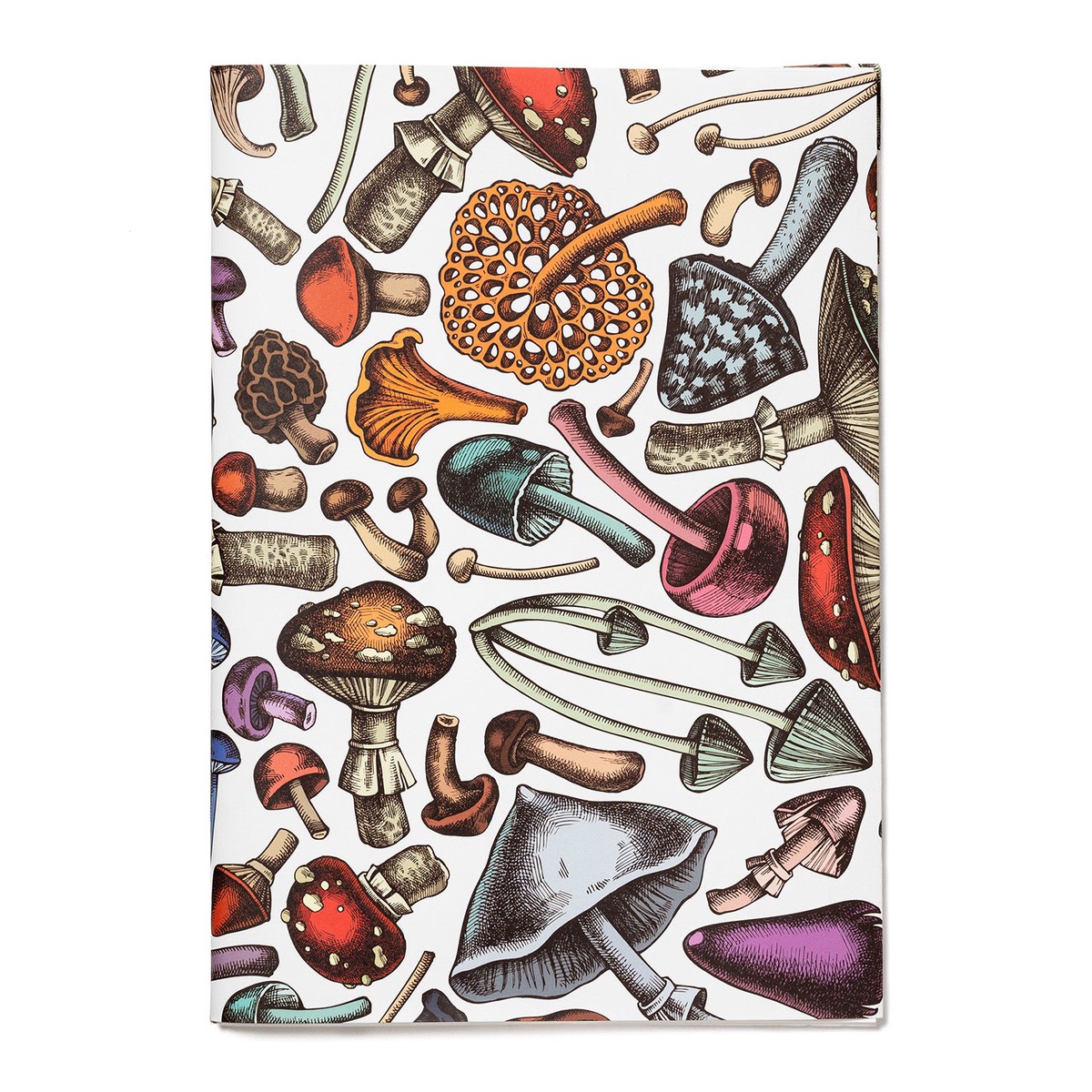 Mushroom Stitched Notebook A4