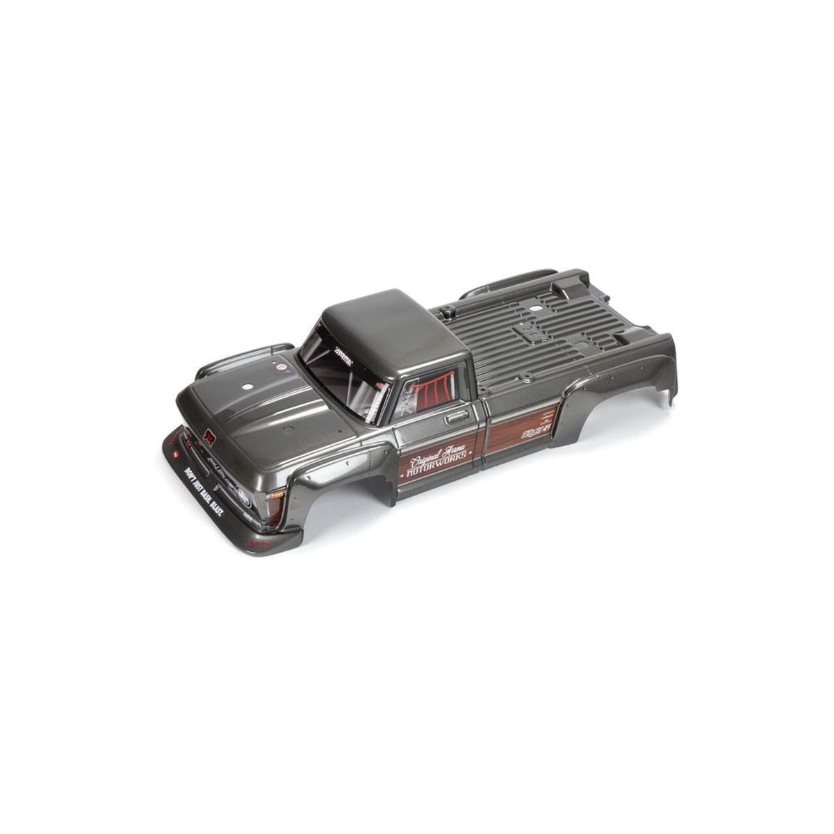 Arrma Ara402360 Painted Body Set Outcast 4S Gunmetal Grey