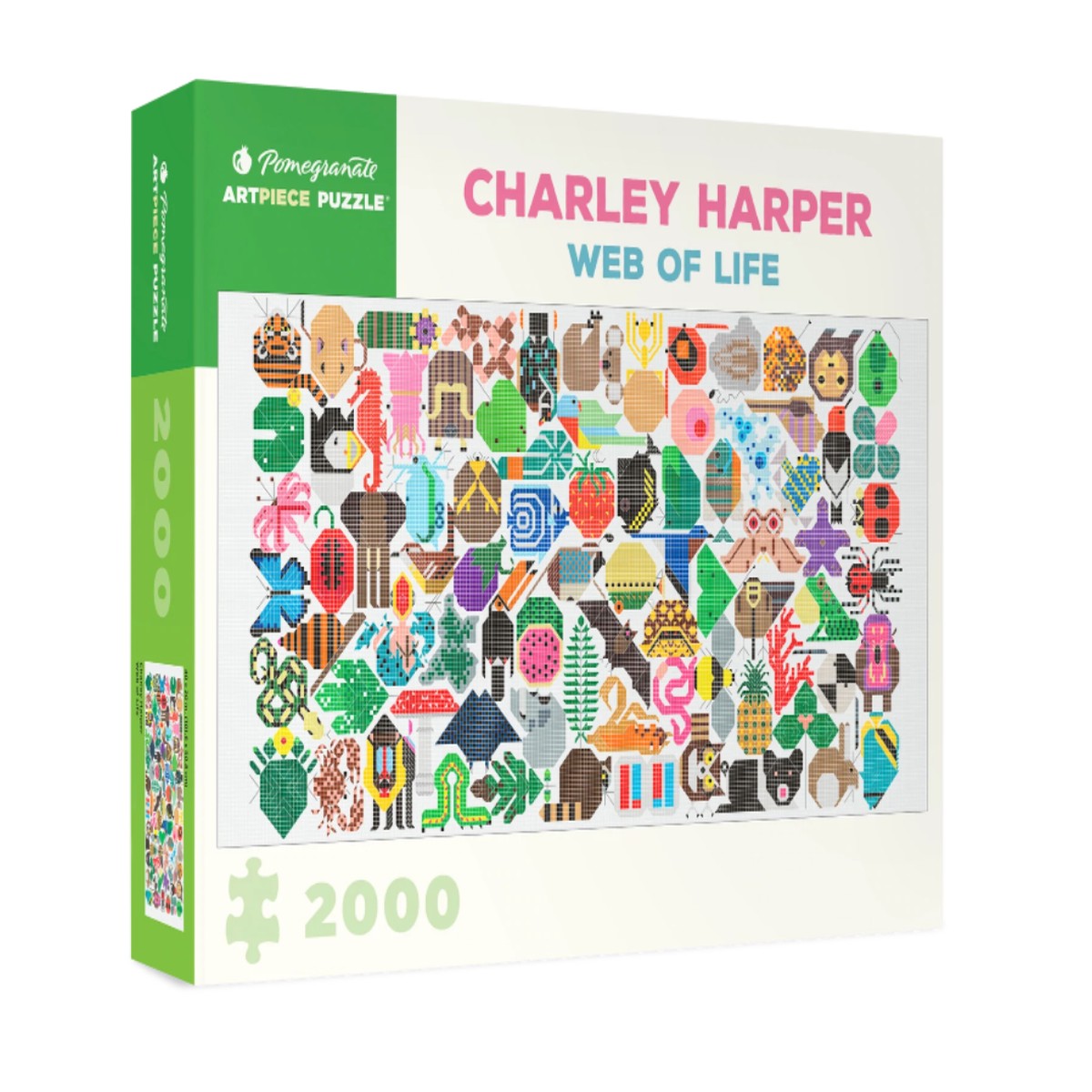 Charley Harper 2000 Piece Jigsaw Puzzle - Web Of Life