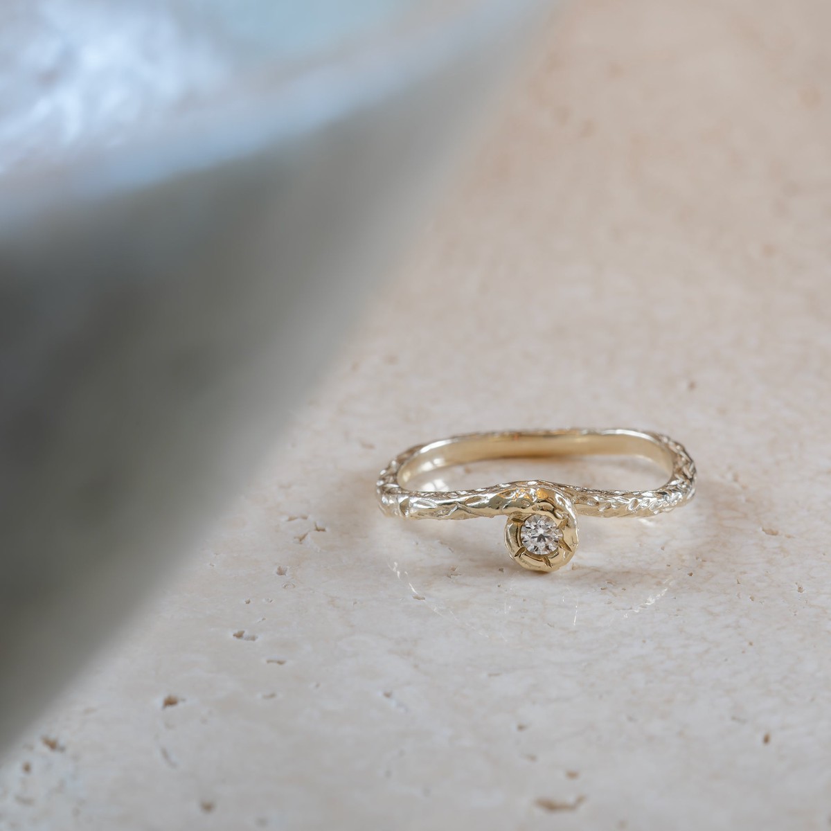Delphine Moissanite Ring - 9K 48