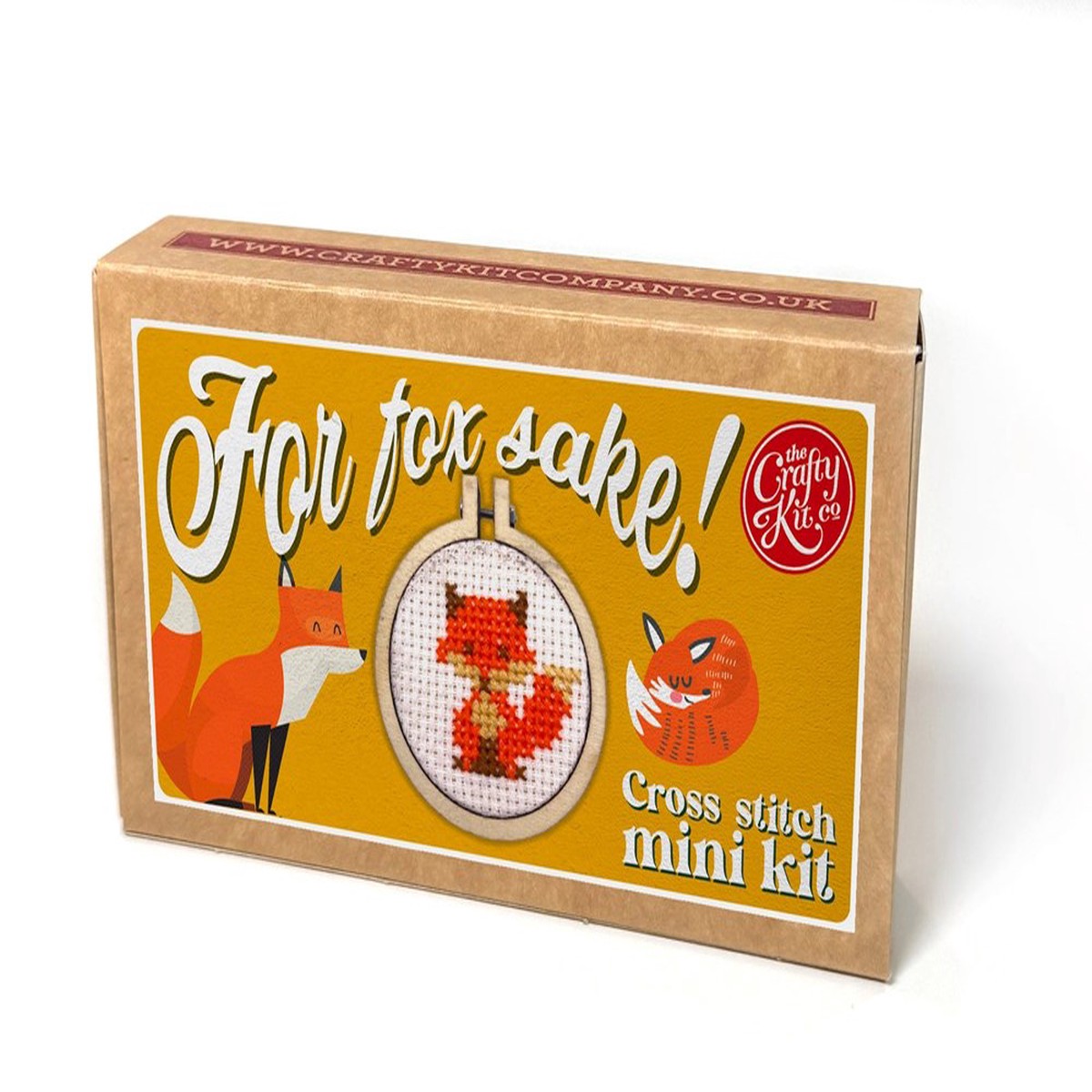 For Fox Sake Mini Matchbox Cross Stitch Kit