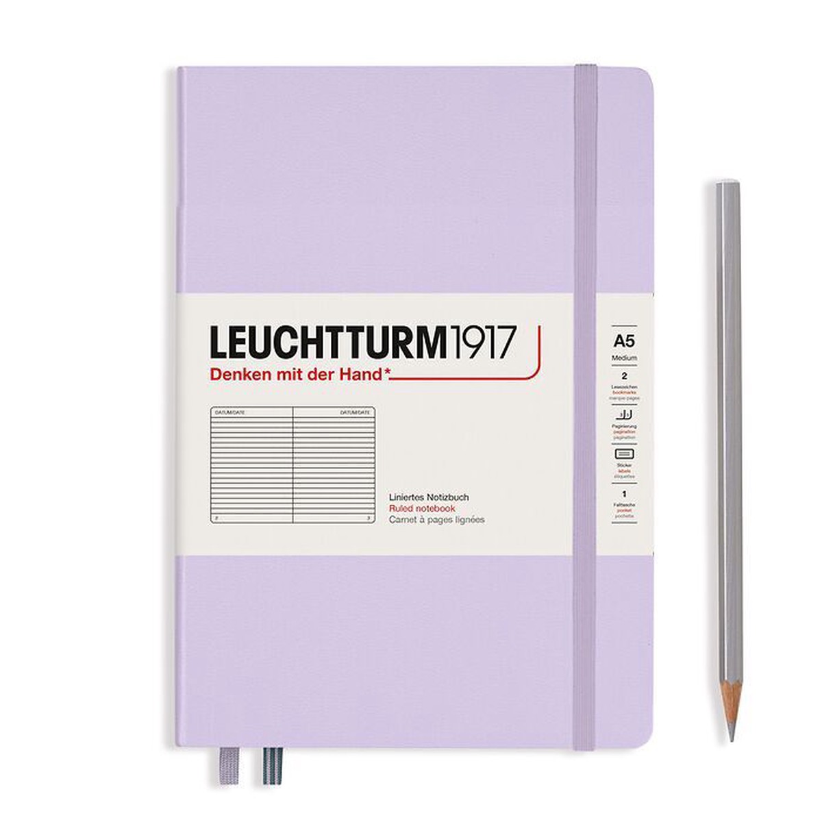 Leuchtturm 1917 Medium Notebook (A5) Muted Colours PowderLined