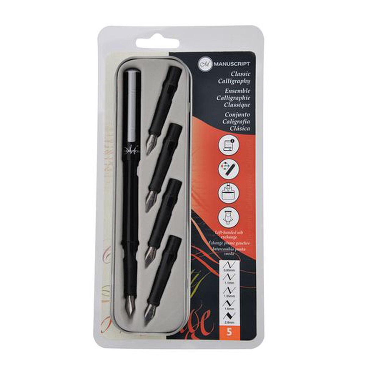 Manuscript 5 Nib Calligraphy Set Mc1183