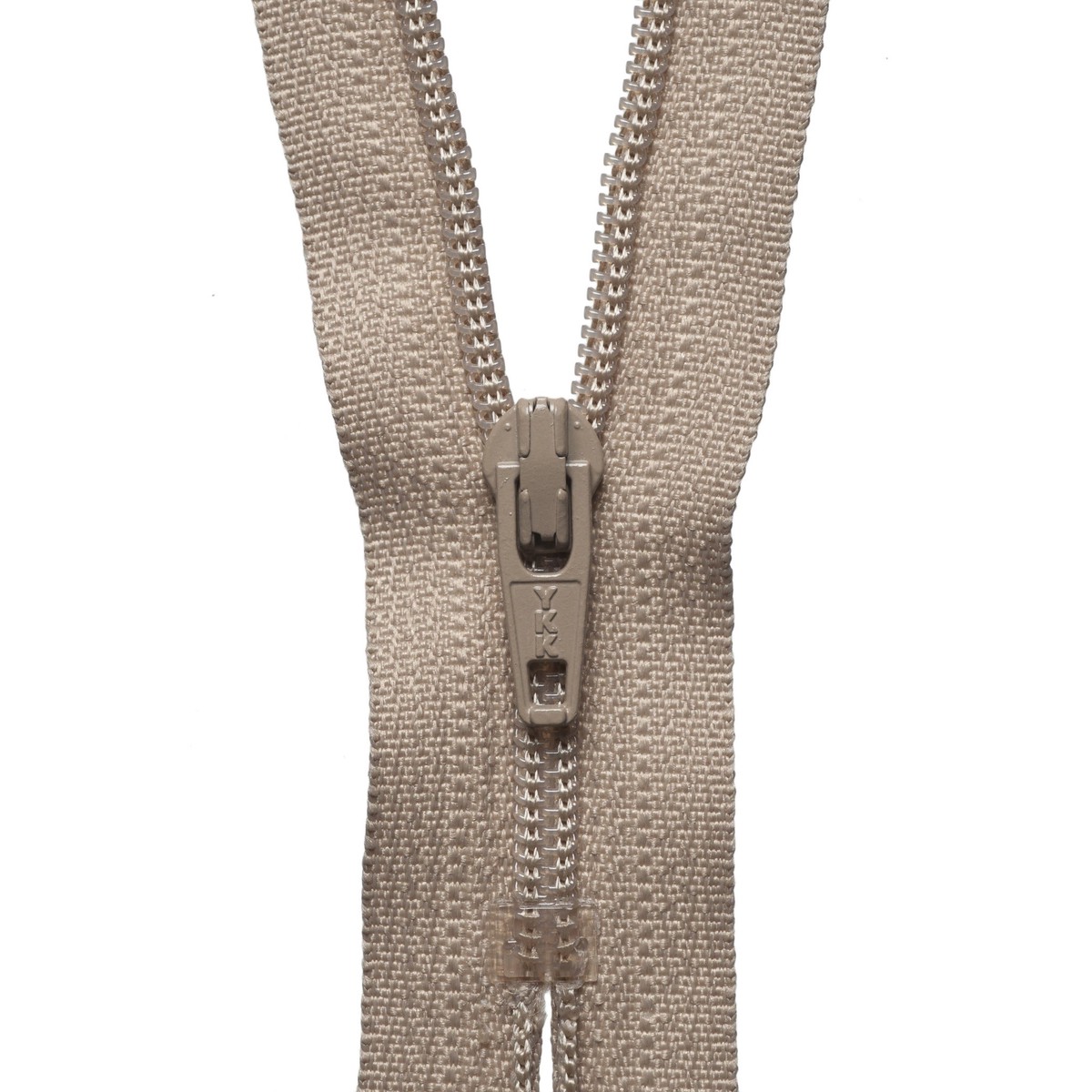 Nylon Dress And Skirt Zip - 18Cm - Fawn