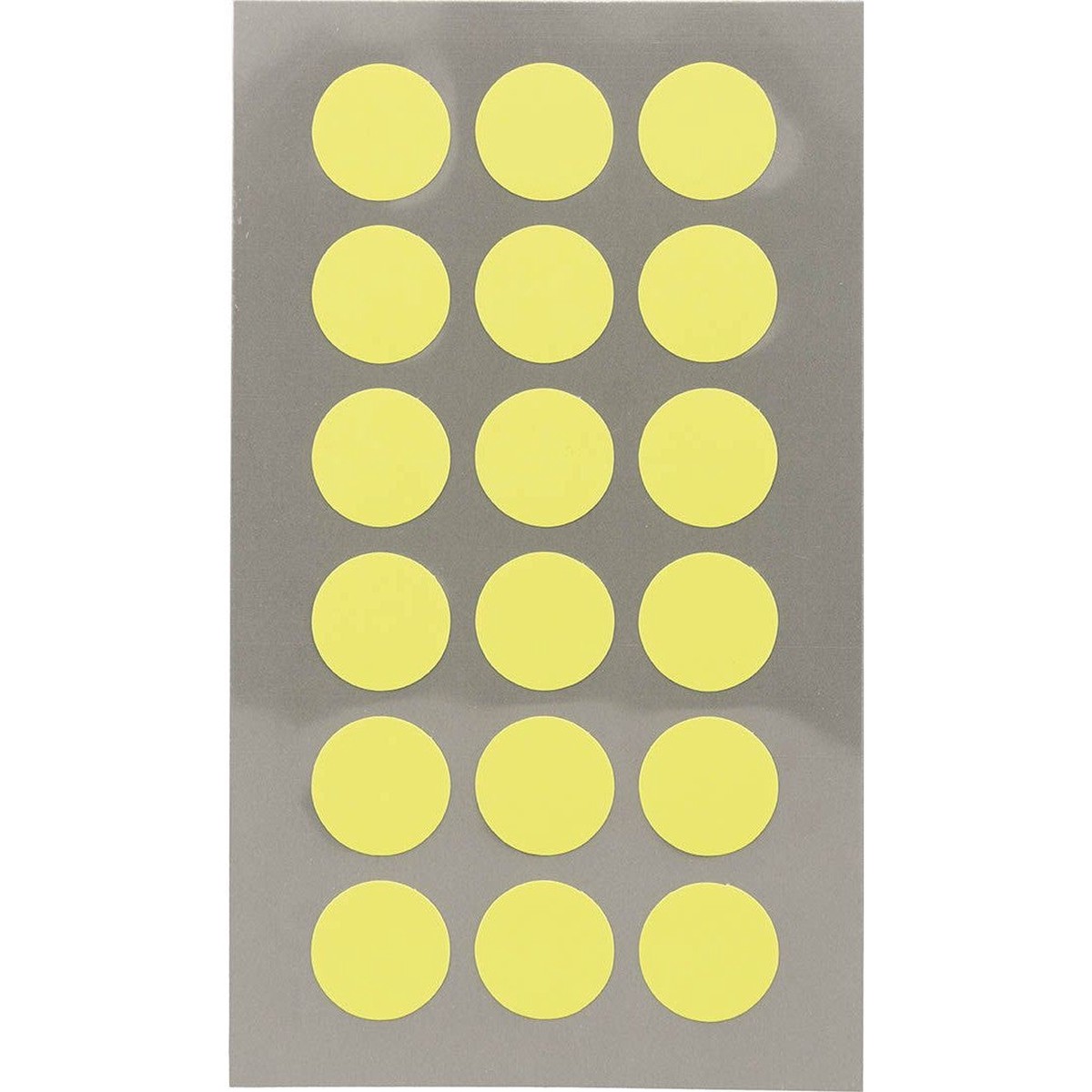 Rico Office Stick Neon Yello Dot 15Mm 4 Sheets 7 5 Cm