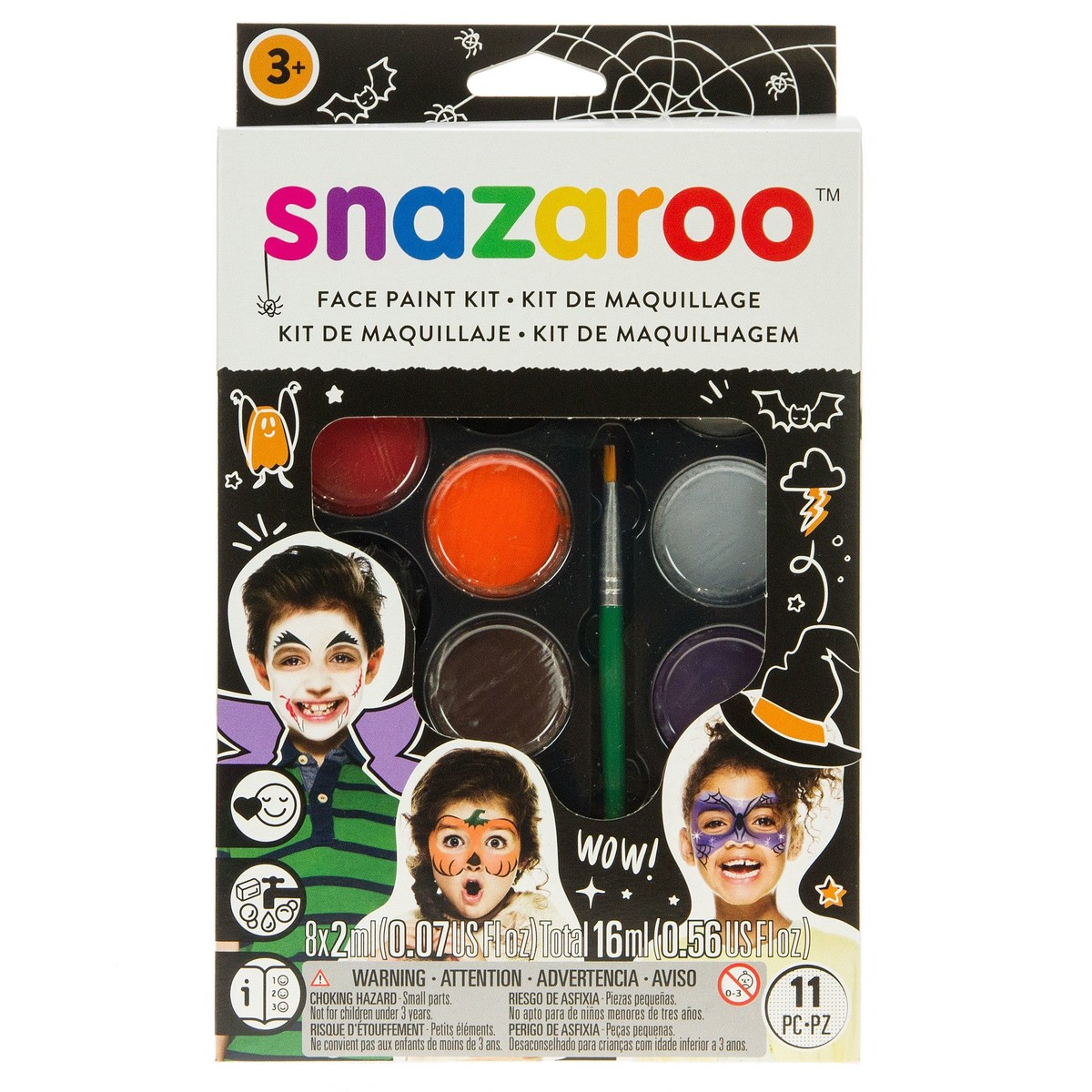Snazaroo Halloween Face Painting Kit