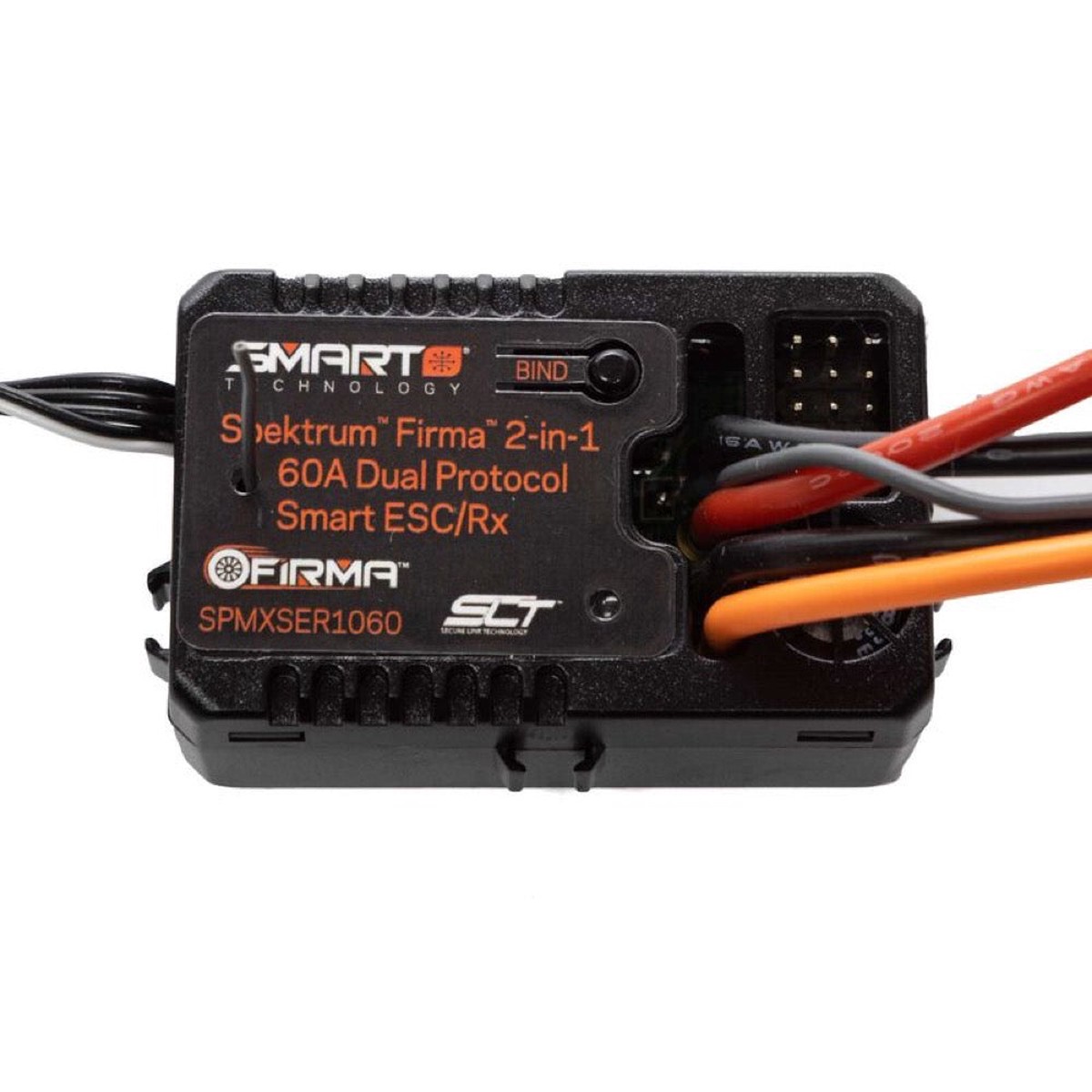 Spektrum Spmxser1060 Firma 2-In-1 60A Brushed Smart EscDual Protocol Rx