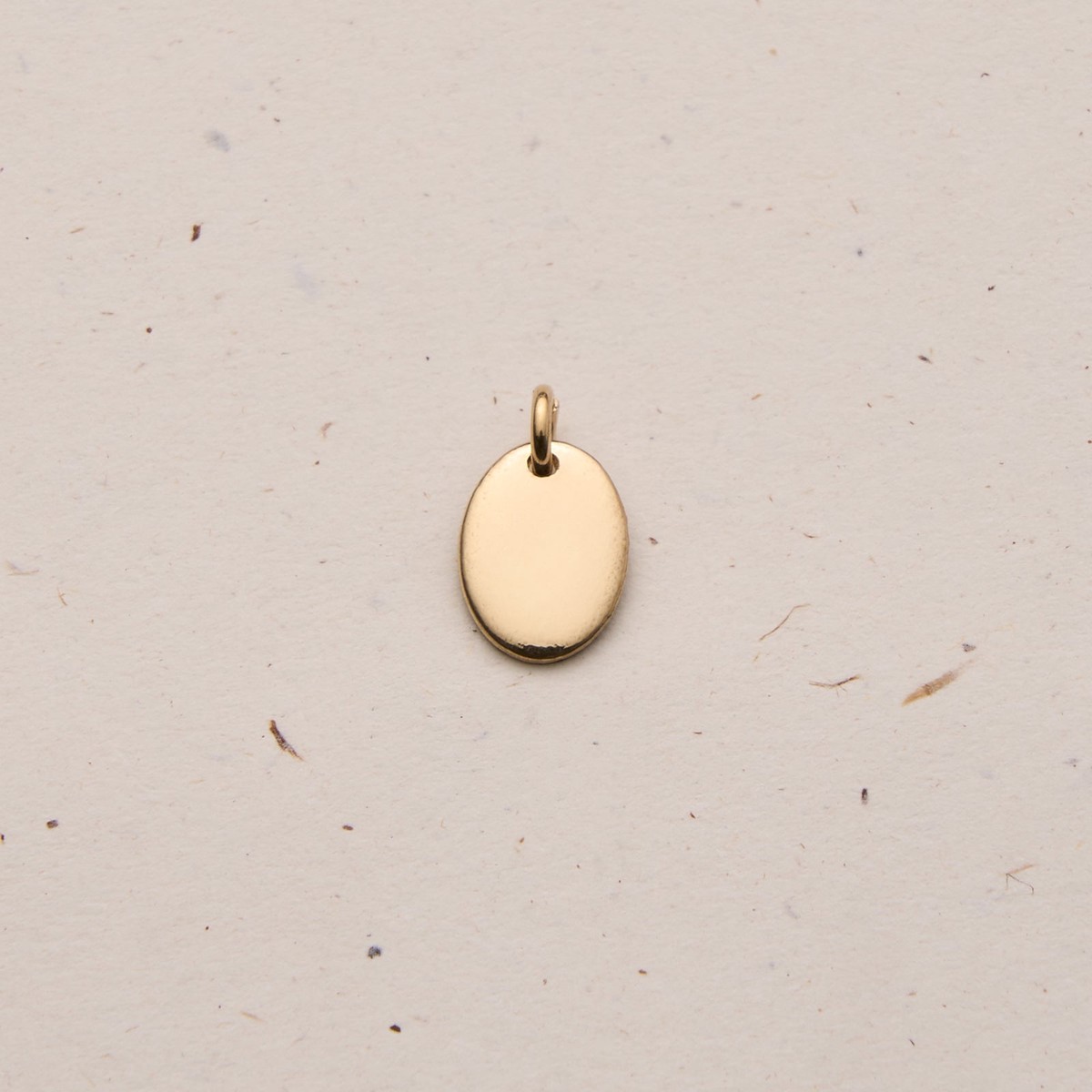 Additional Tiny Oval Pendant GoldFill