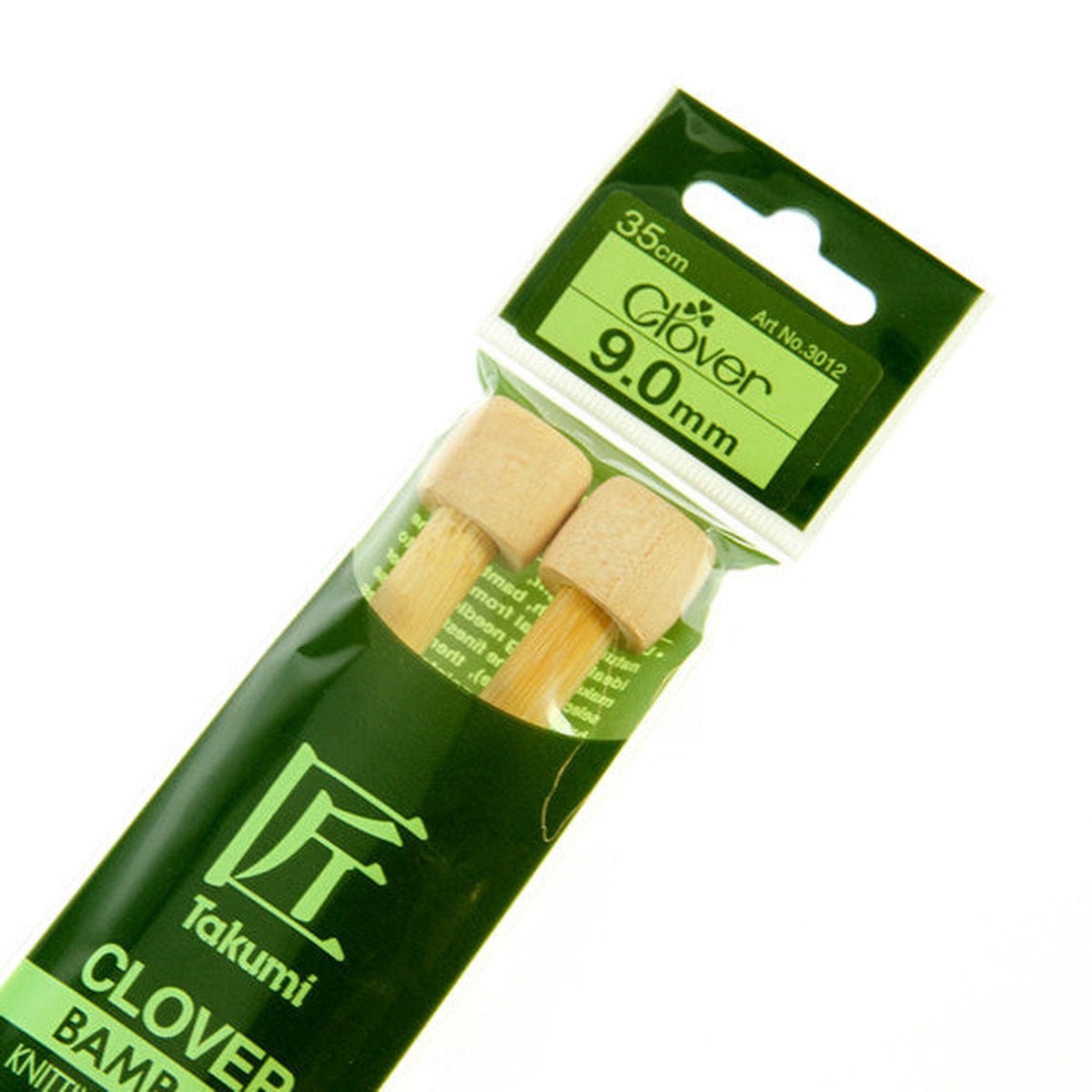 Clover Takumi Bamboo Knitting Needles - 90Mm - 2Pk
