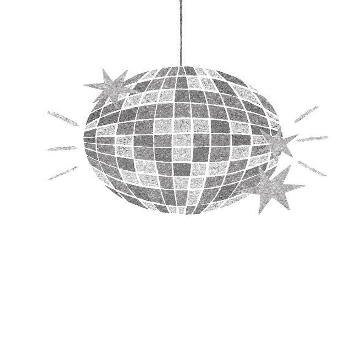 Disco Ball Greetings Card