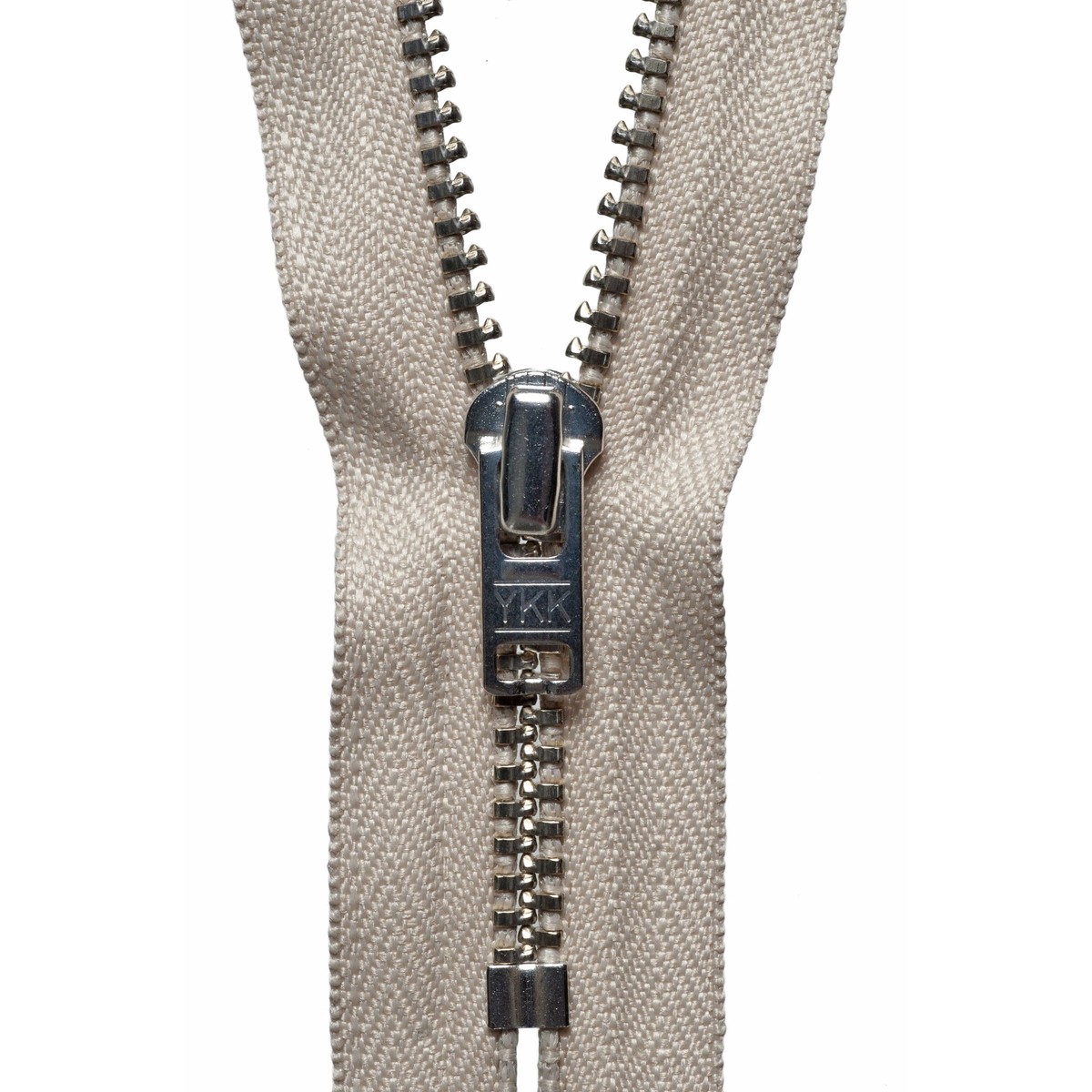 Metal Trouser Zip - 15Cm590In - Beige
