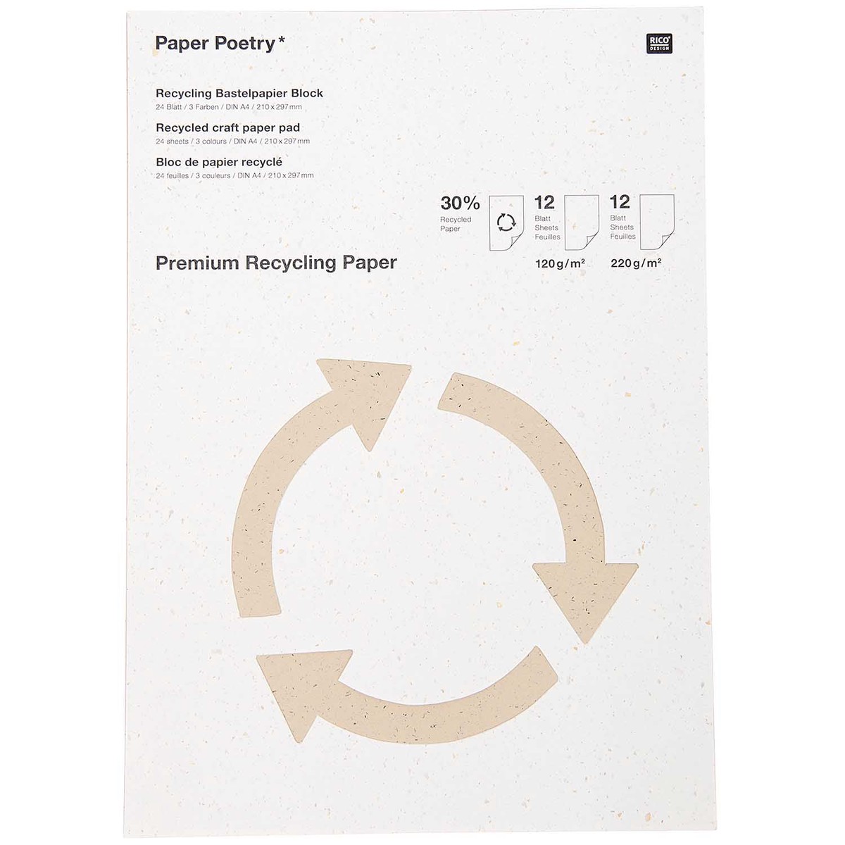 Premium Paper Pad 120G220G Recycled