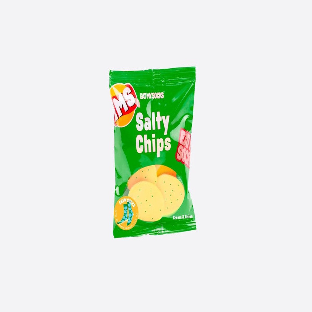 Salty Chips Cream Onion Socks