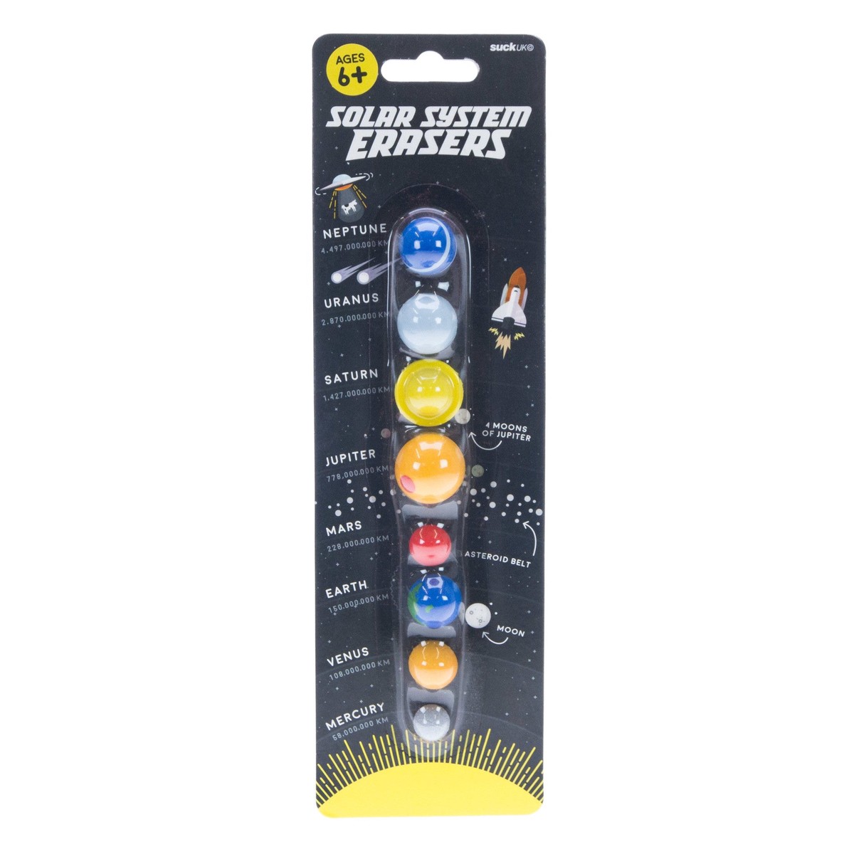 Solar System Erasers