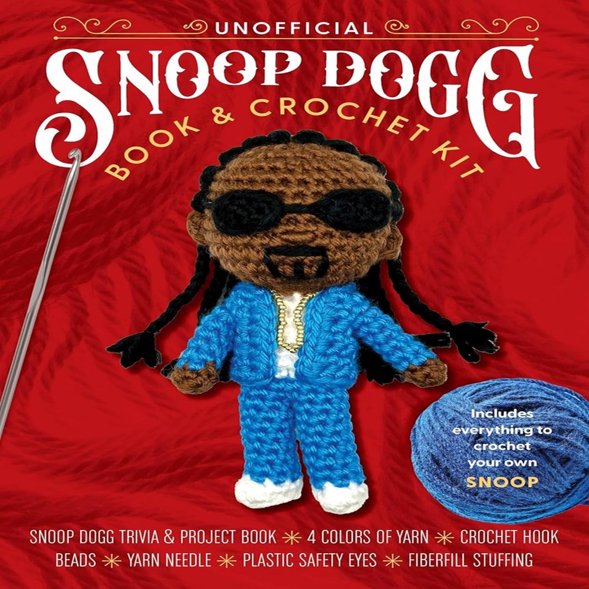 Unofficial Snoop Dogg Book And Crochet Kit