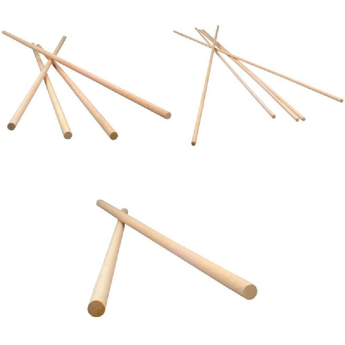 Wooden Dowel 60Cm 16Mm2Pack