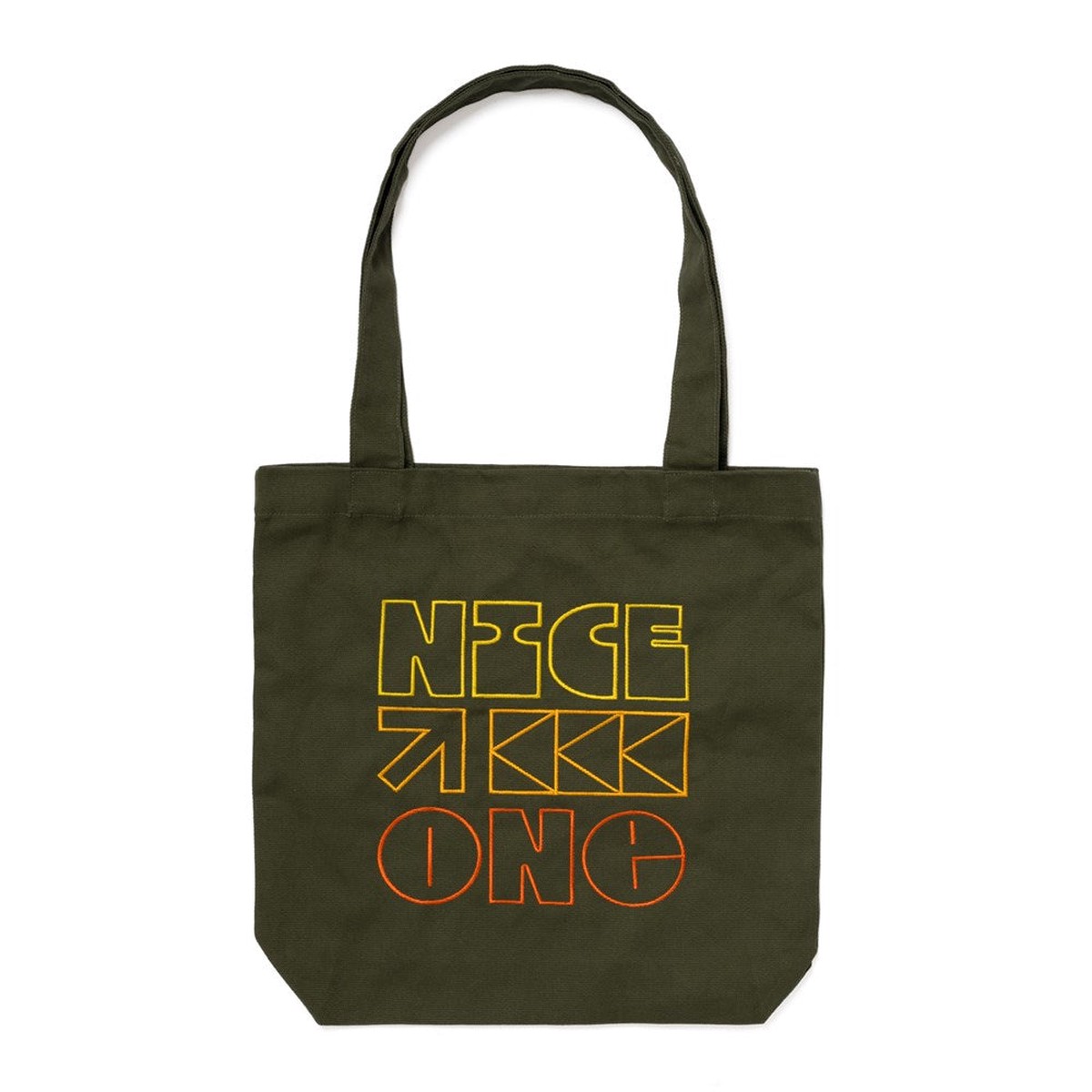 Aw Tote Bag Nice One Embroidery