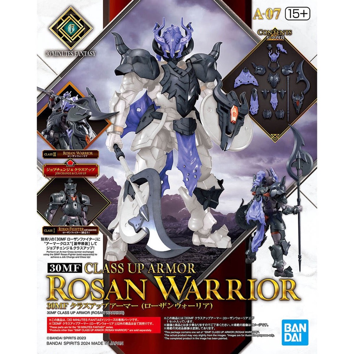 Bandai 5067451 Class Up Armor Rosan Warrior 30Mf