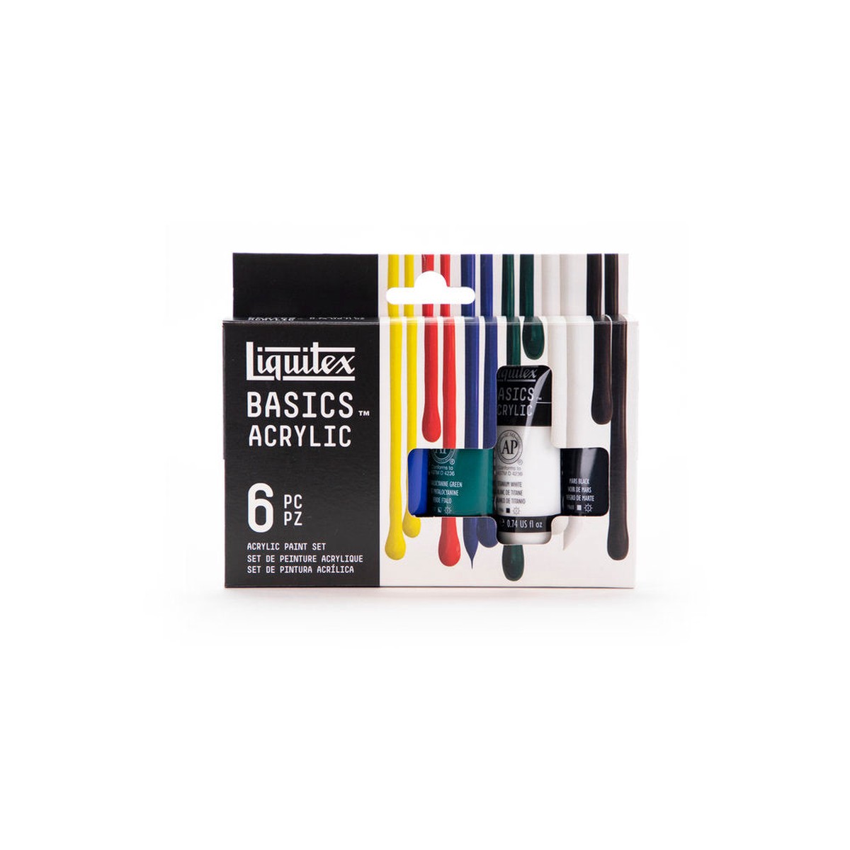 Basics Acrylic Primary Colours Set – 6 Ml