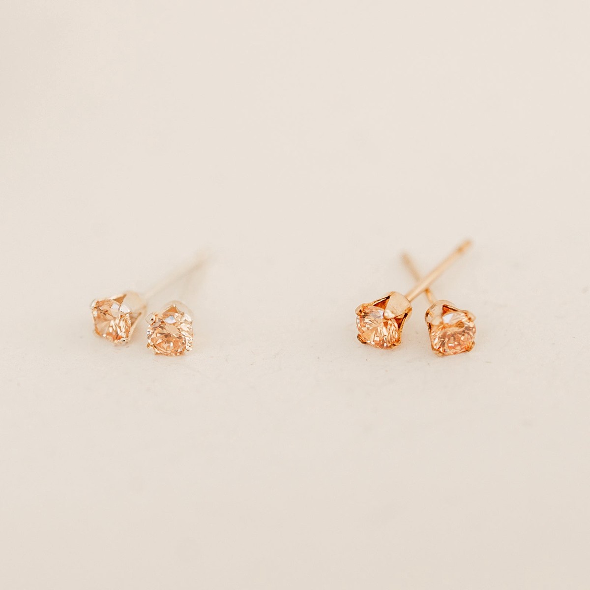 Birthstone Studs November GoldFill