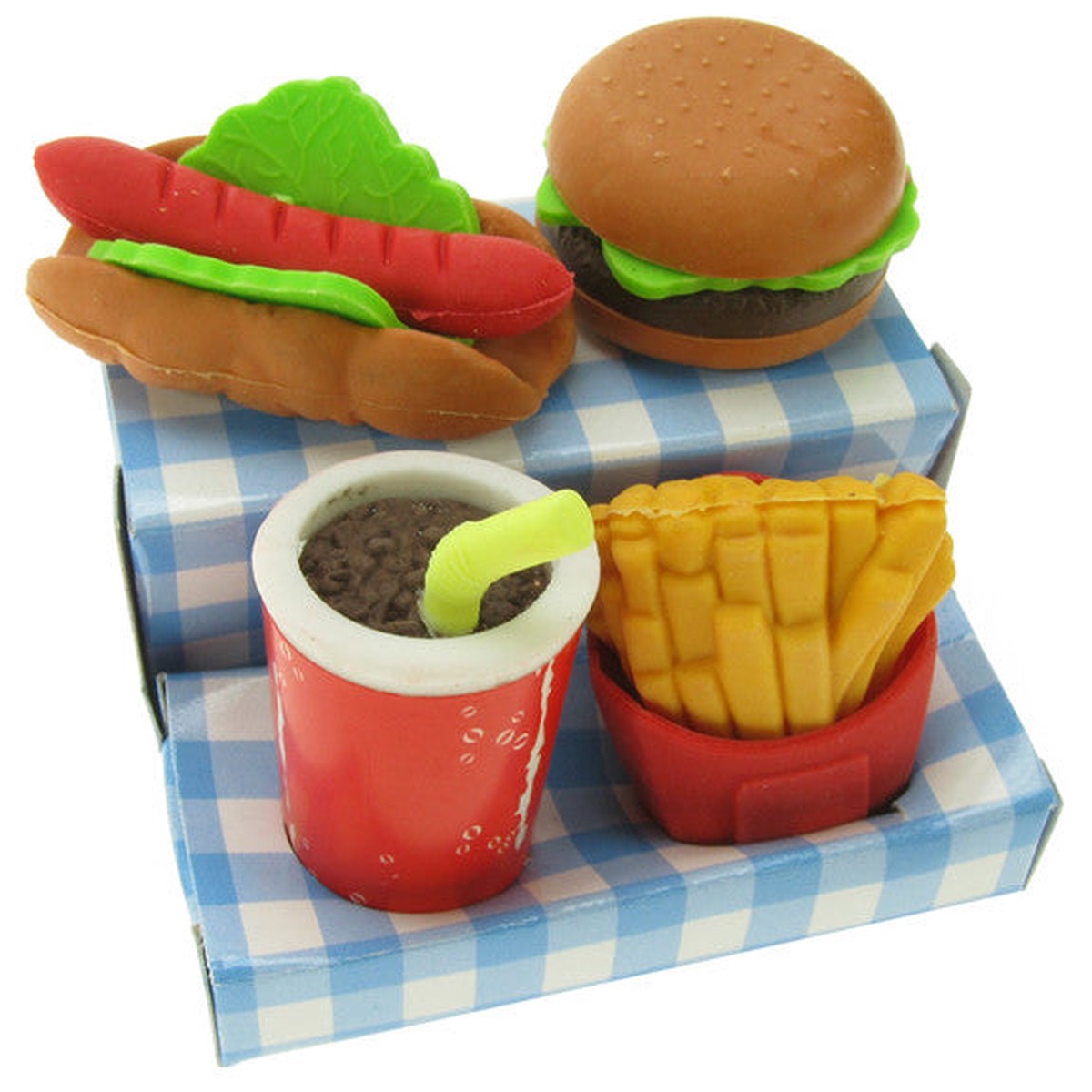 Fast Food Erasers