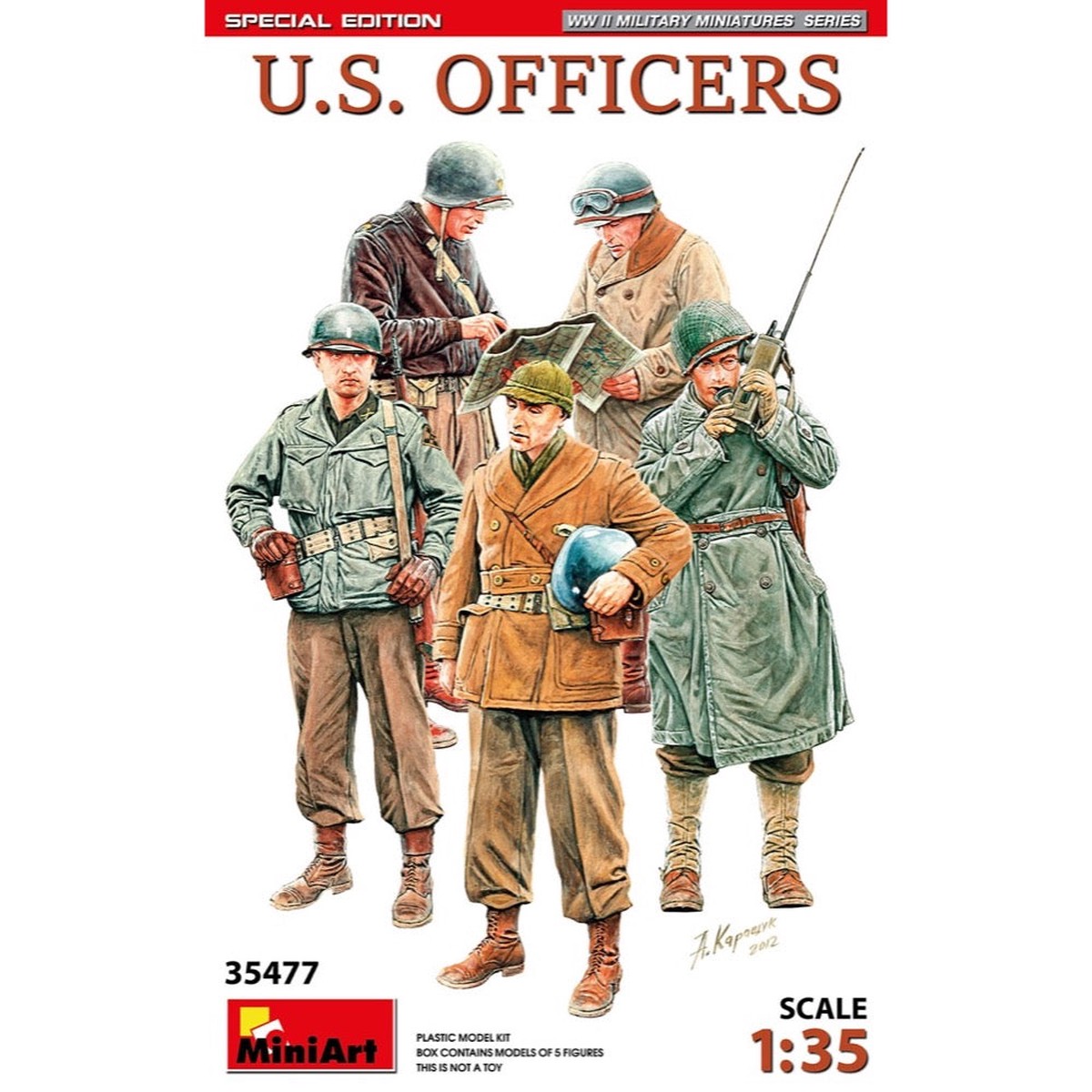 Miniart 35477 135 US Officers Special Edition