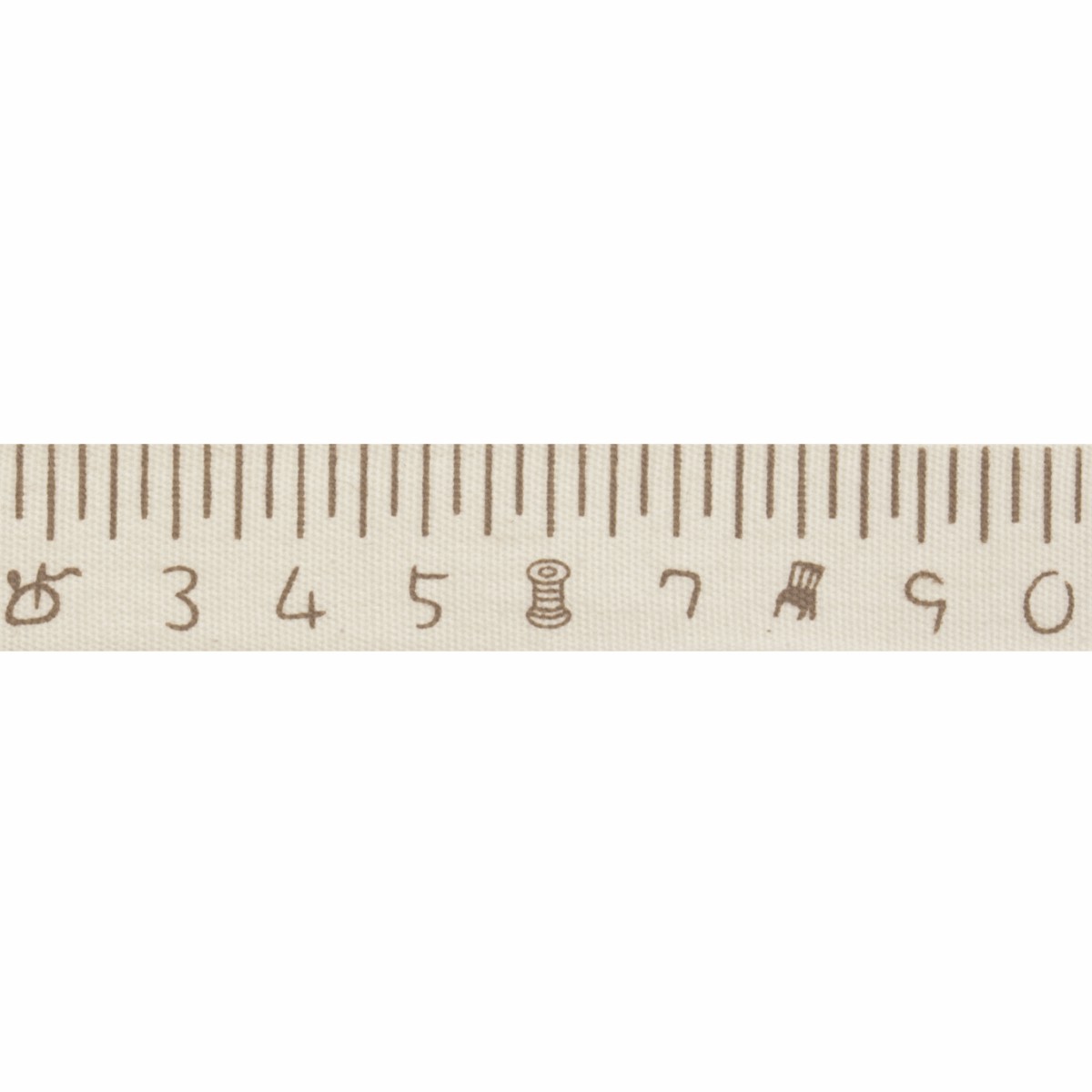 Natural Trim- 5M X 15Mm - Tape Measure - Brown