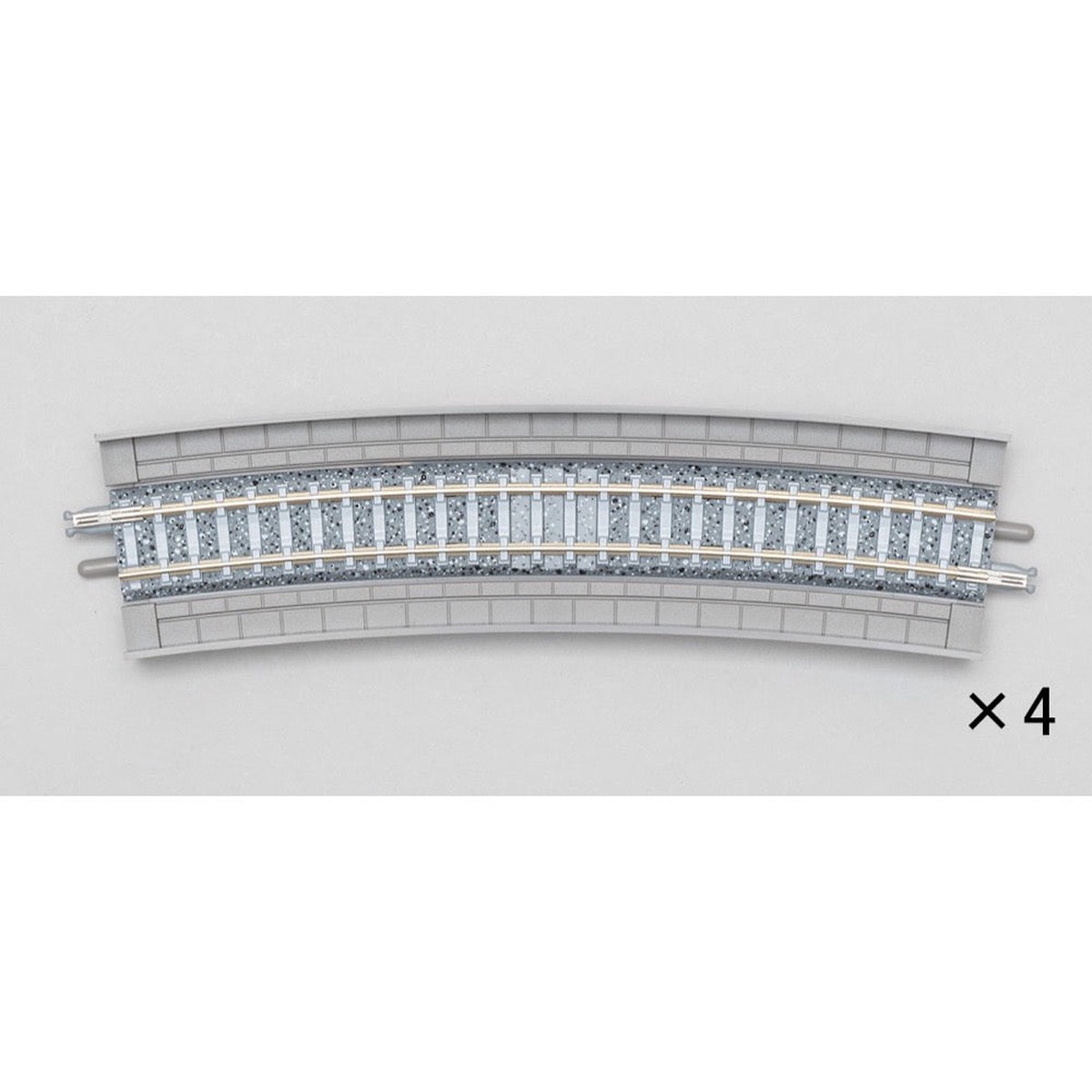 Tomix 1876 N Overhead Curve Pc Tracks 541Mm 15D Set Of 4