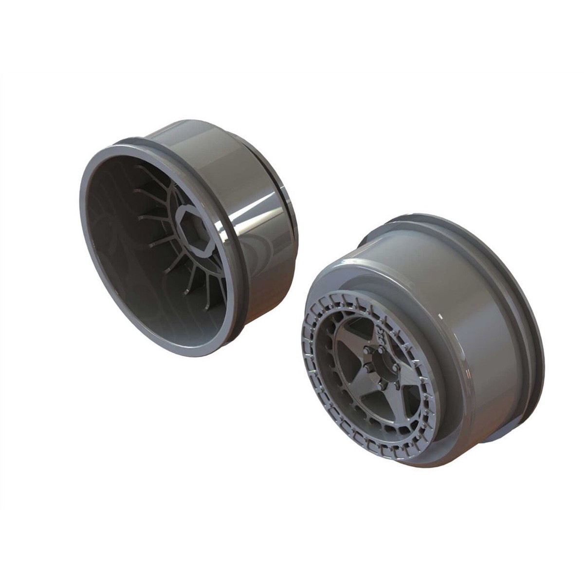 Arrma Ara510126 Sc 22In 30In Wheel 14Mm Hex Gun Metal 2Pcs Ar510126