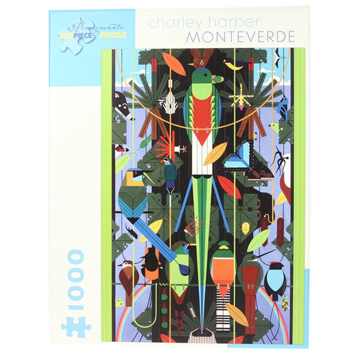 Charley Harper 1000 Piece Jigsaw Puzzle - Monteverde