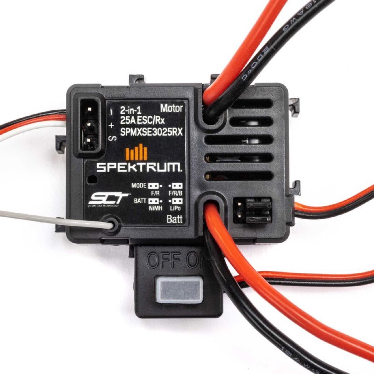 Spektrum Spmxse3025Rx 25A Esc And Slt Rx With Ic2 Connector Suit 116 And 118 Vehicles