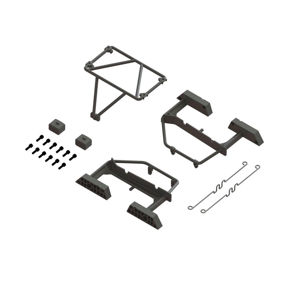 Arrma Ara320821 Desert Truck Body Roll Cage Set Black Mojave Grom